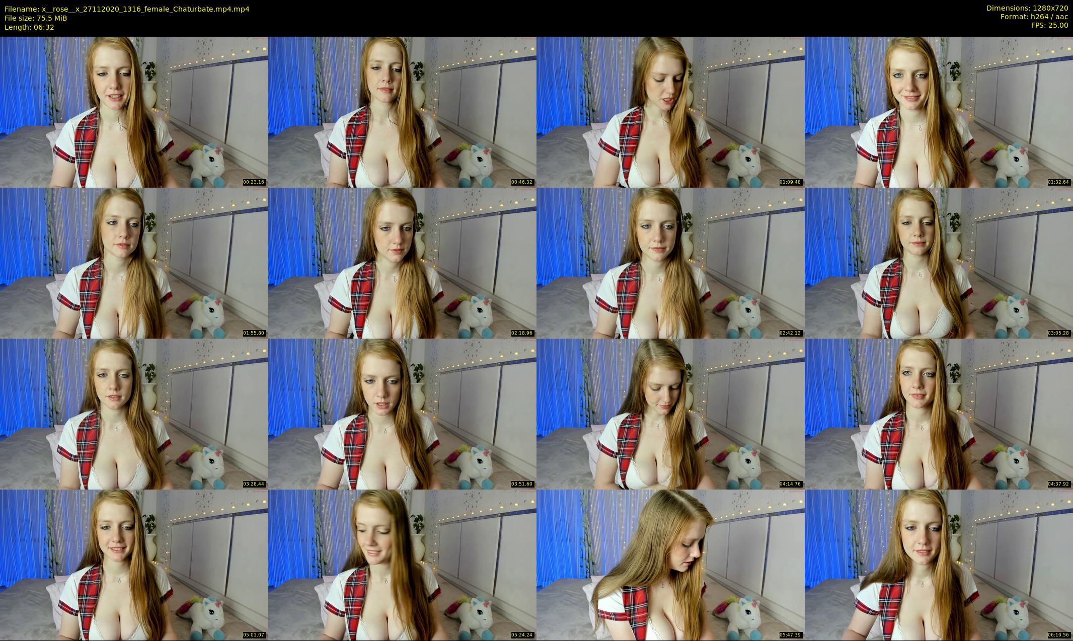 x__rose__x — 7 minute Chaturbate female cam show recording, 720p, Nov 27, 2020