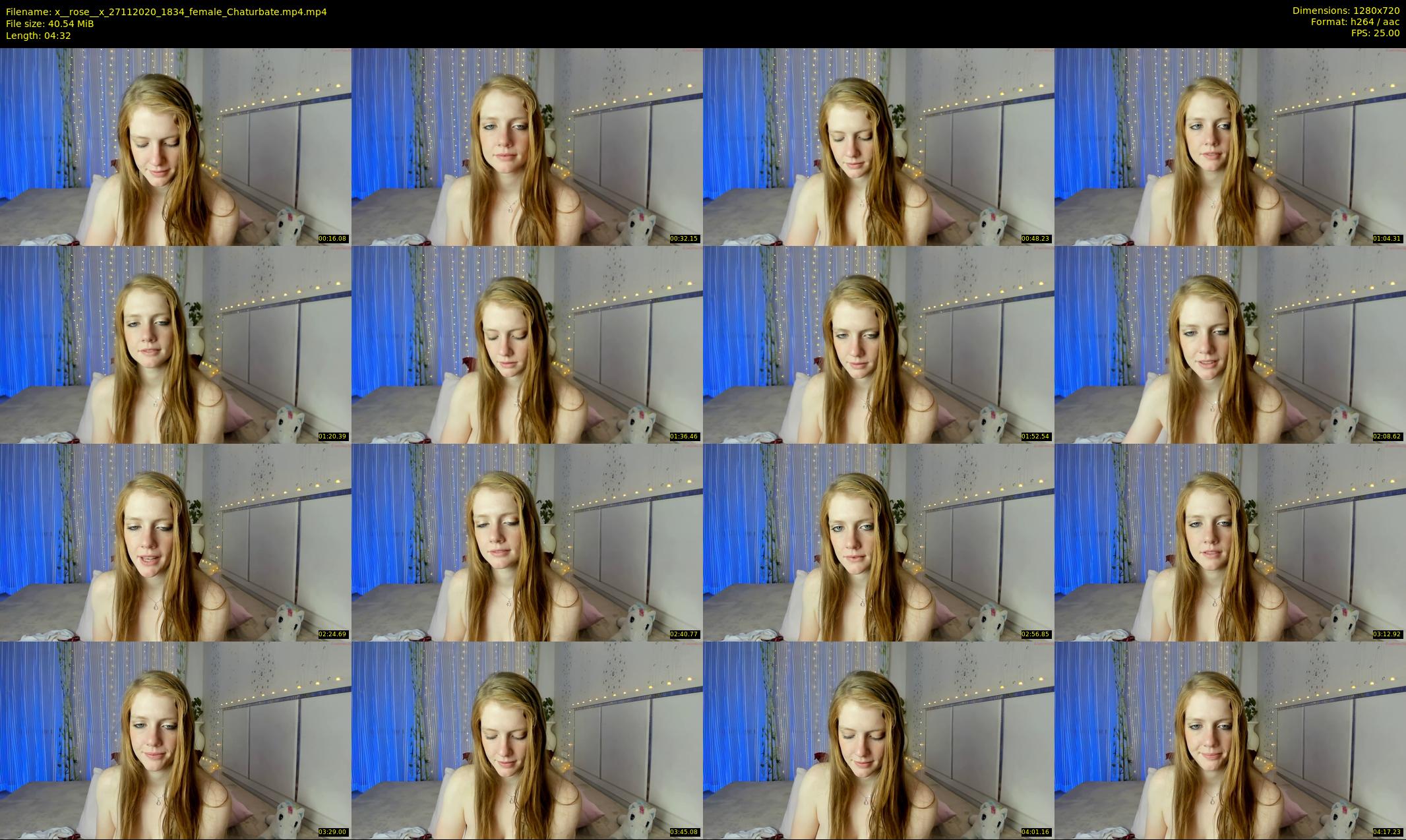 x__rose__x — 5 minute Chaturbate female cam show recording, 720p, Nov 27, 2020