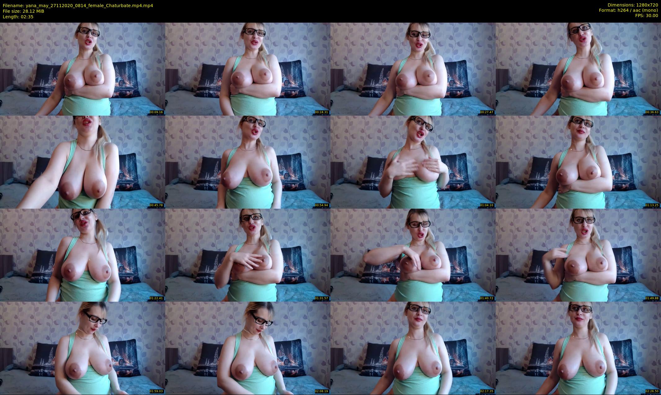 yana_may — 3 minute Chaturbate female cam show recording, 720p, Nov 27, 2020
