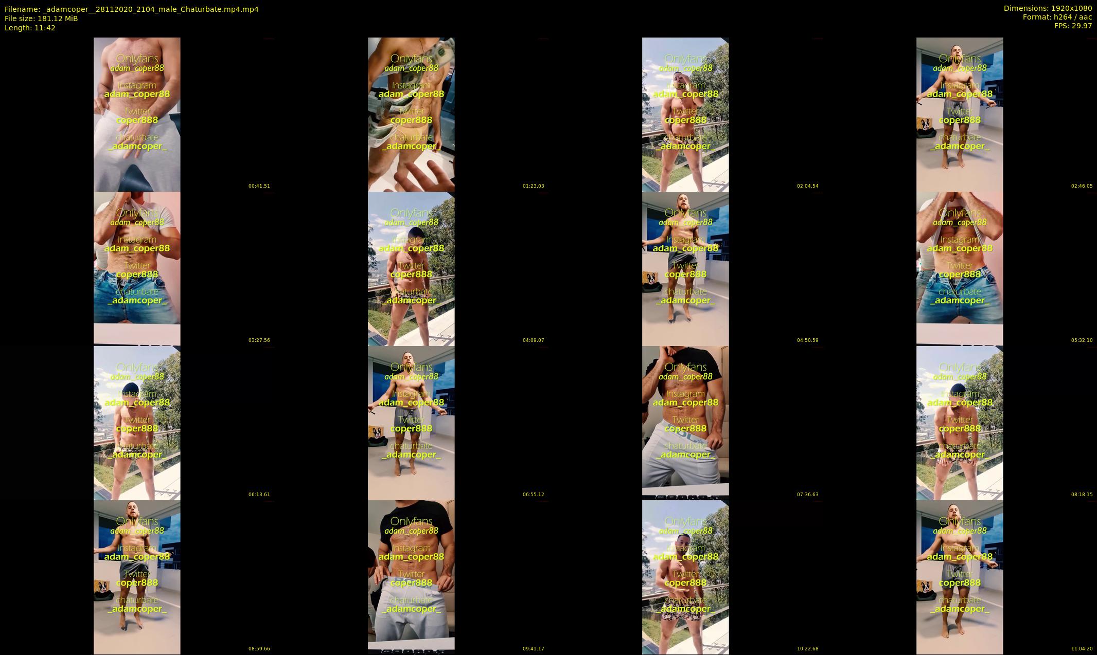 _adamcoper_ — 12 minute Chaturbate male cam show recording, 1080p, Nov 28, 2020
