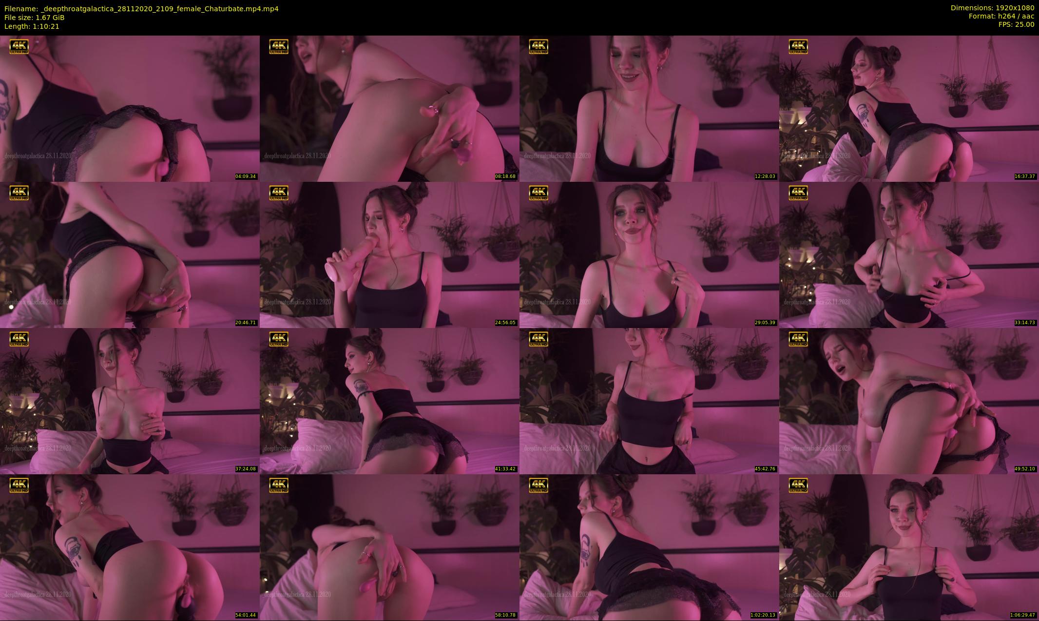 _deepthroatgalactica — 71 minute Chaturbate couple cam show recording, 1080p, Nov 28, 2020