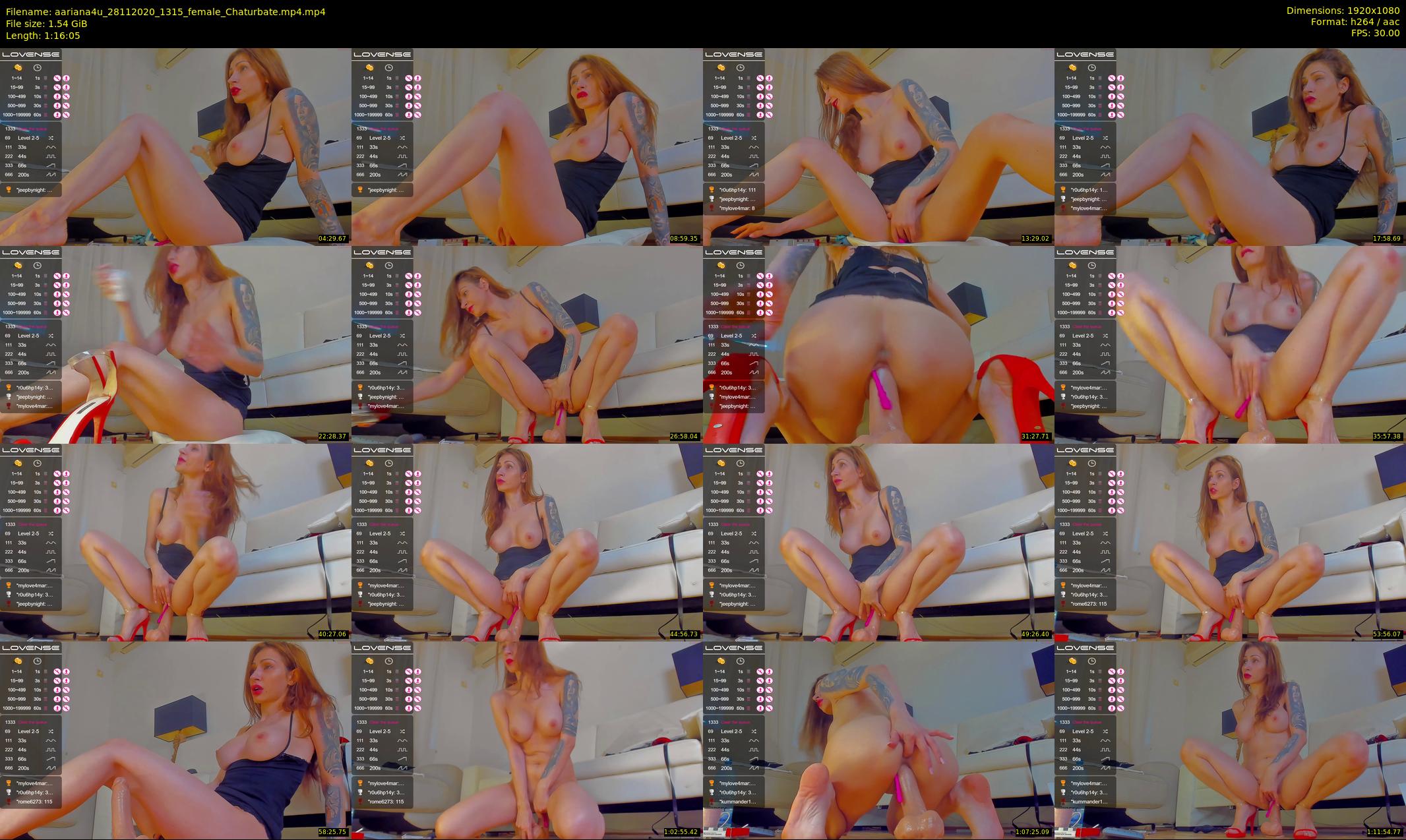 aariana4u — 77 minute Chaturbate female cam show recording, 1080p, Nov 28, 2020
