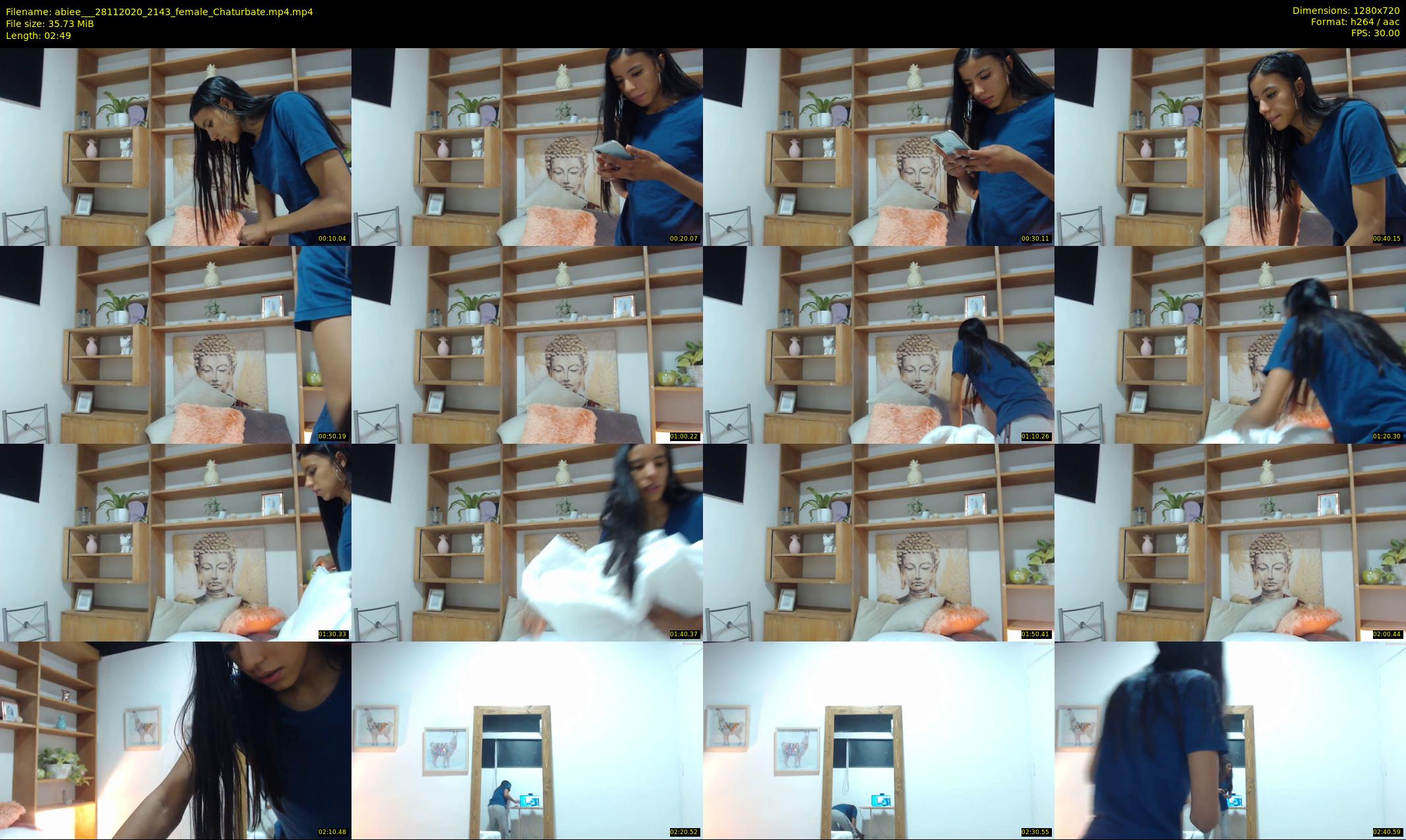 abiee__ — 3 minute Chaturbate female cam show recording, 720p, Nov 28, 2020