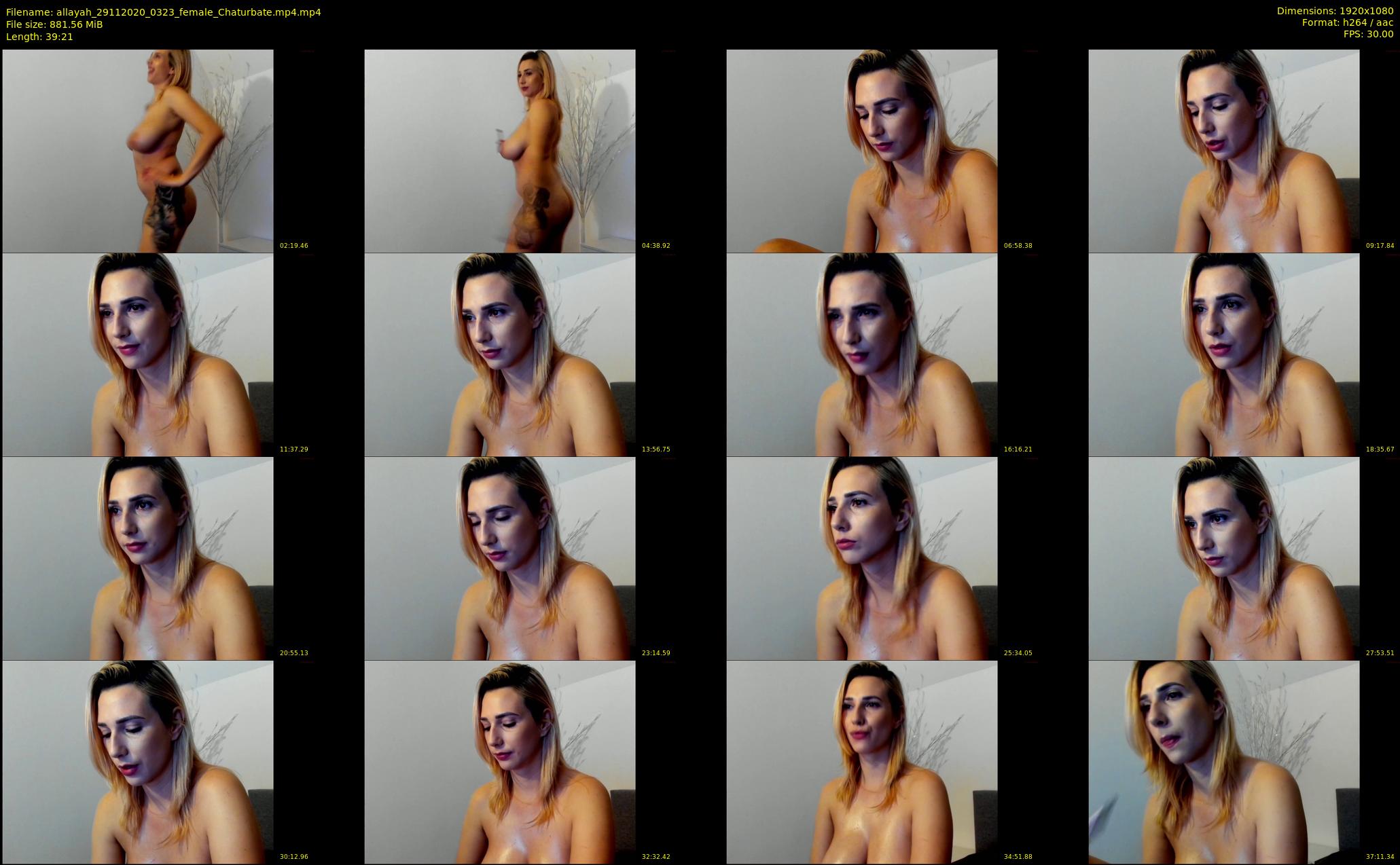 allayah — 40 minute Chaturbate female cam show recording, 1080p, Nov 29, 2020