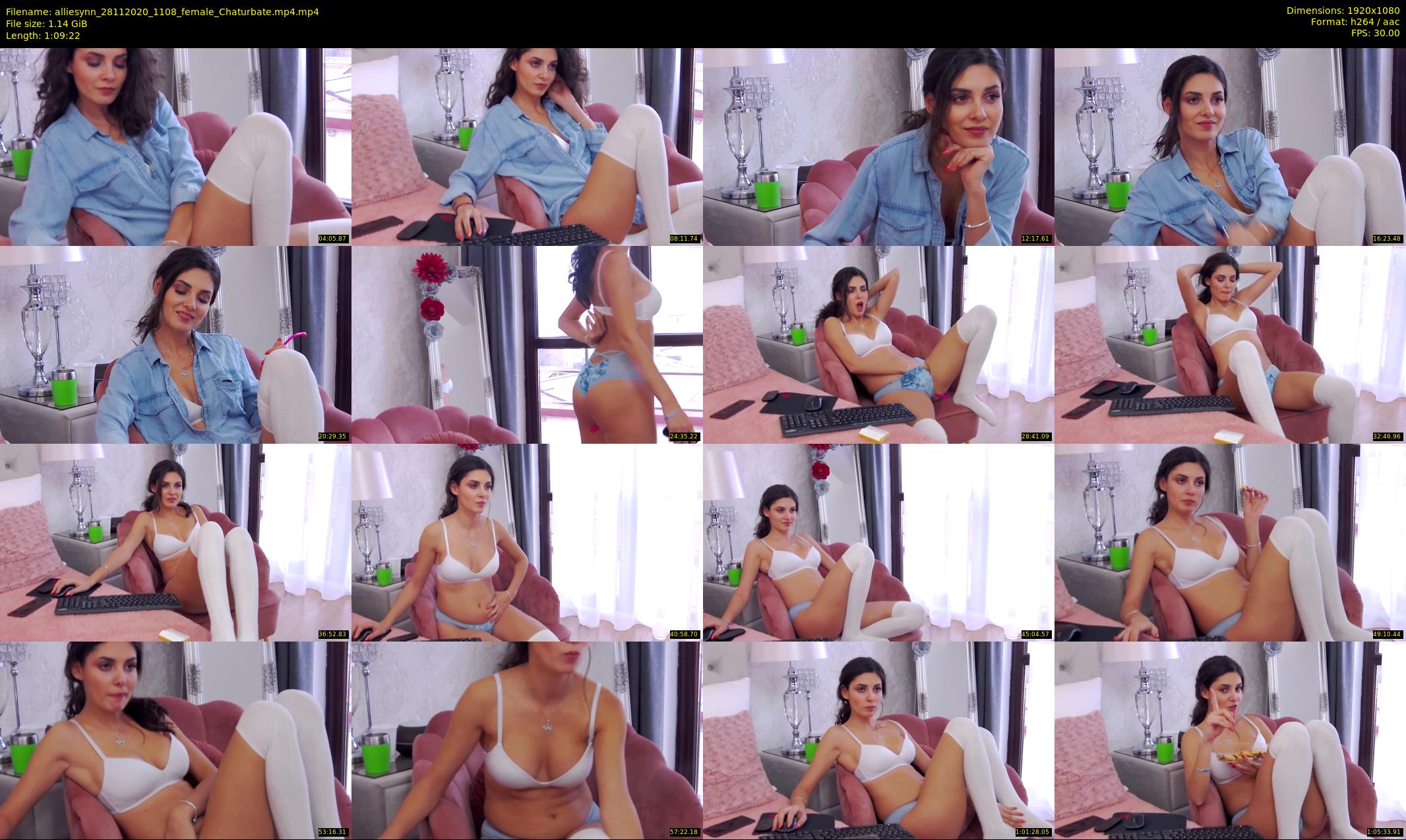 alliesynn — 70 minute Chaturbate female cam show recording, 1080p, Nov 28, 2020