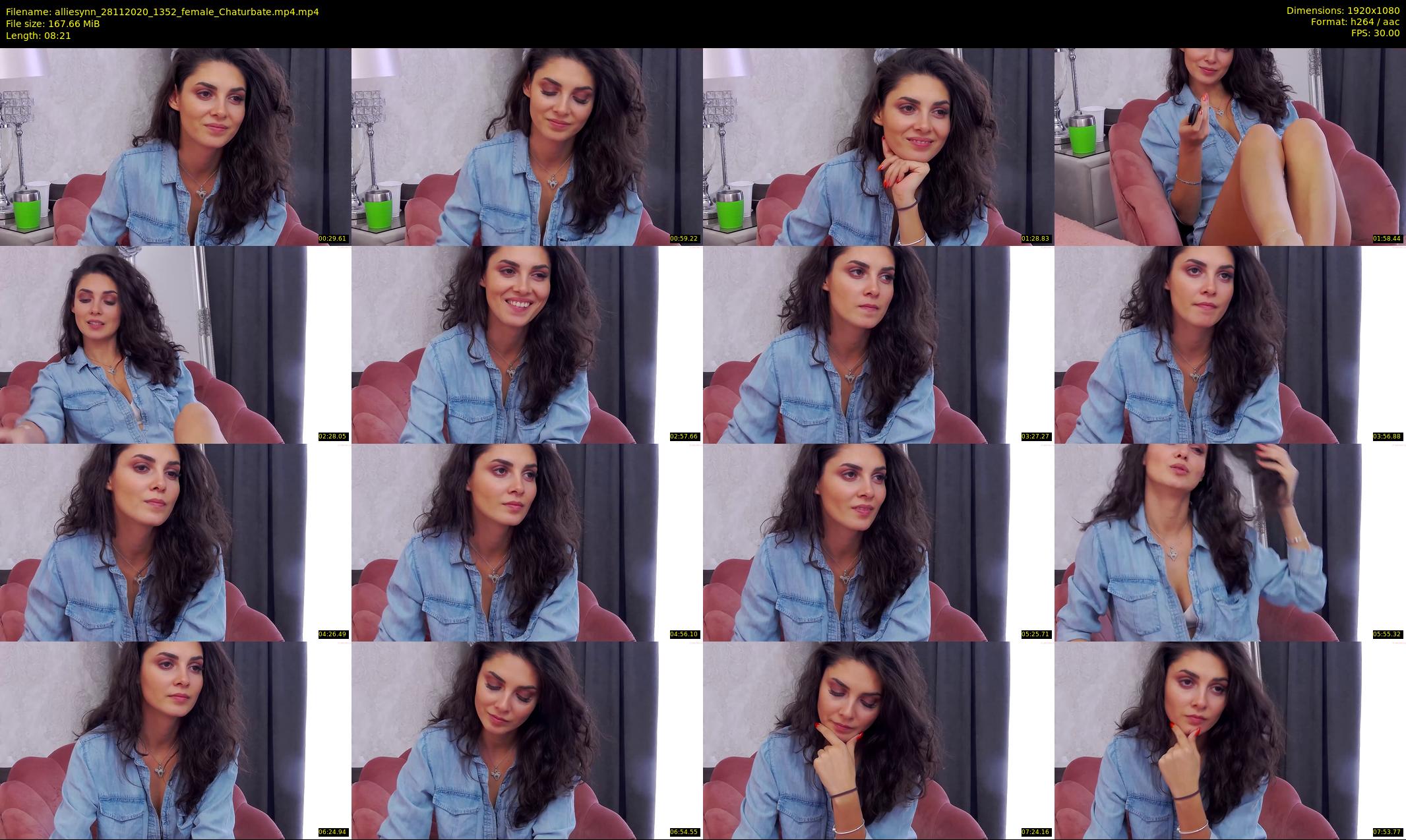alliesynn — 9 minute Chaturbate female cam show recording, 1080p, Nov 28, 2020