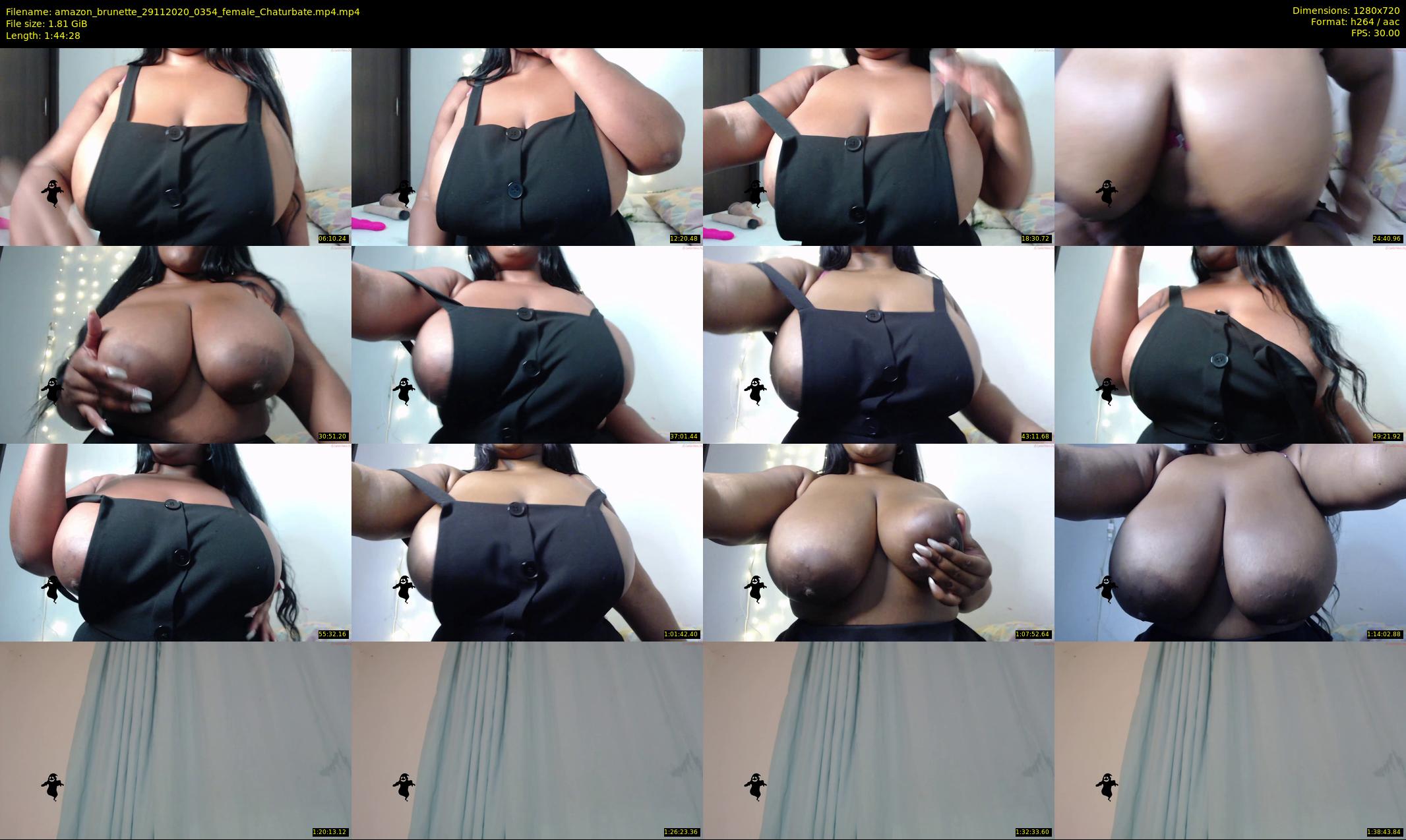 amazon_brunette — 105 minute Chaturbate female cam show recording, 720p, Nov 29, 2020