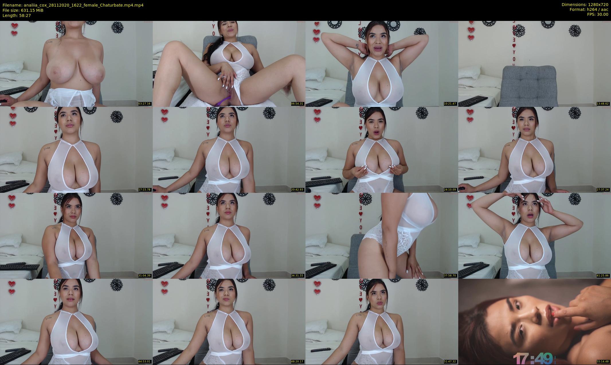 analiia_cox — 59 minute Chaturbate female cam show recording, 720p, Nov 28, 2020