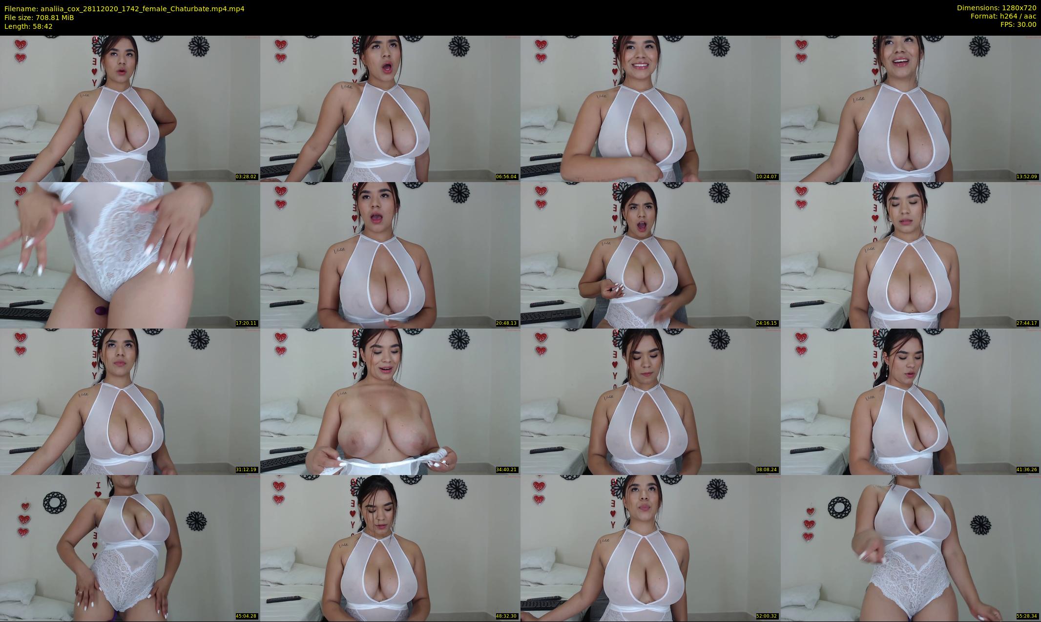analiia_cox — 59 minute Chaturbate female cam show recording, 720p, Nov 28, 2020