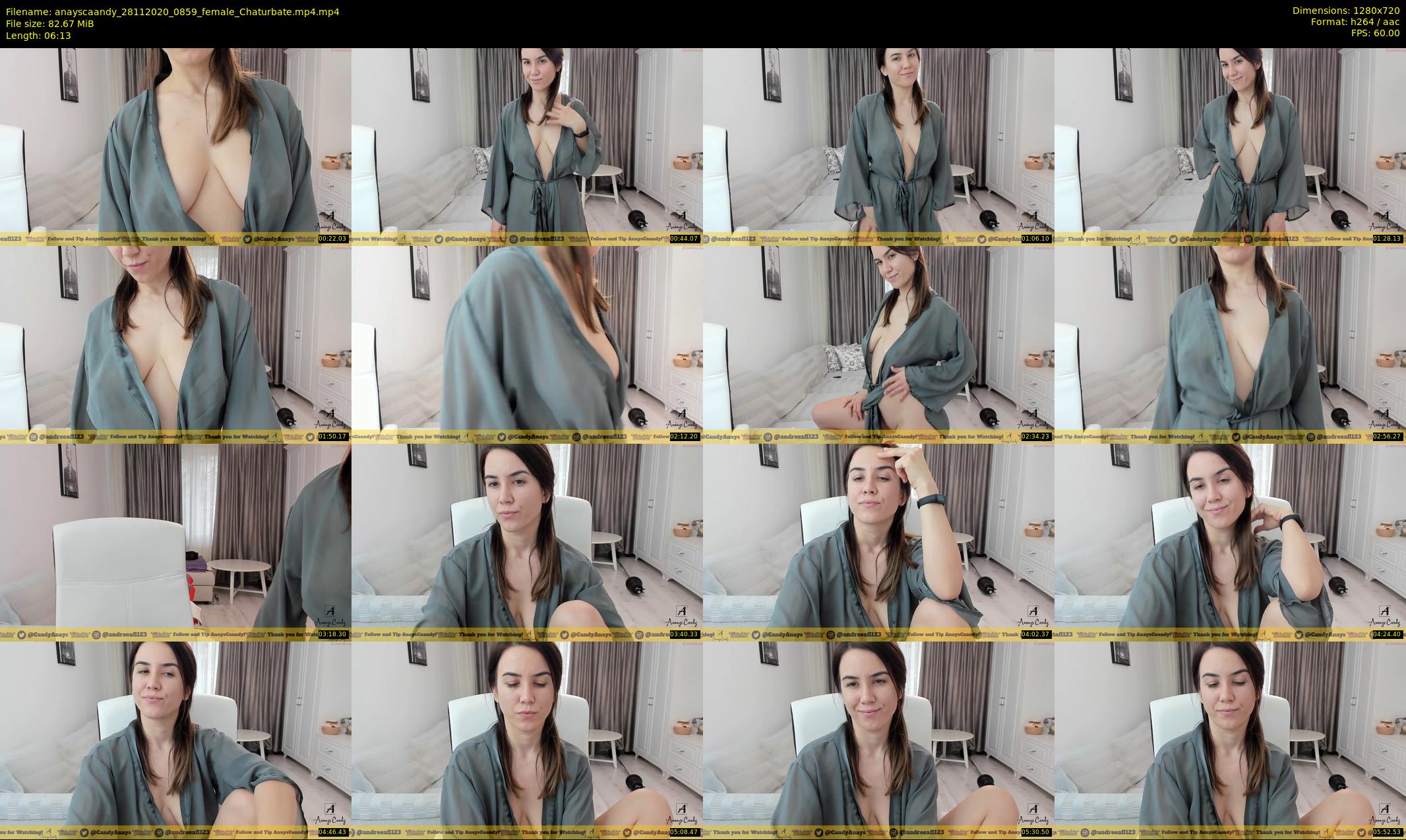 anayscaandy — 7 minute Chaturbate female cam show recording, 720p, Nov 28, 2020