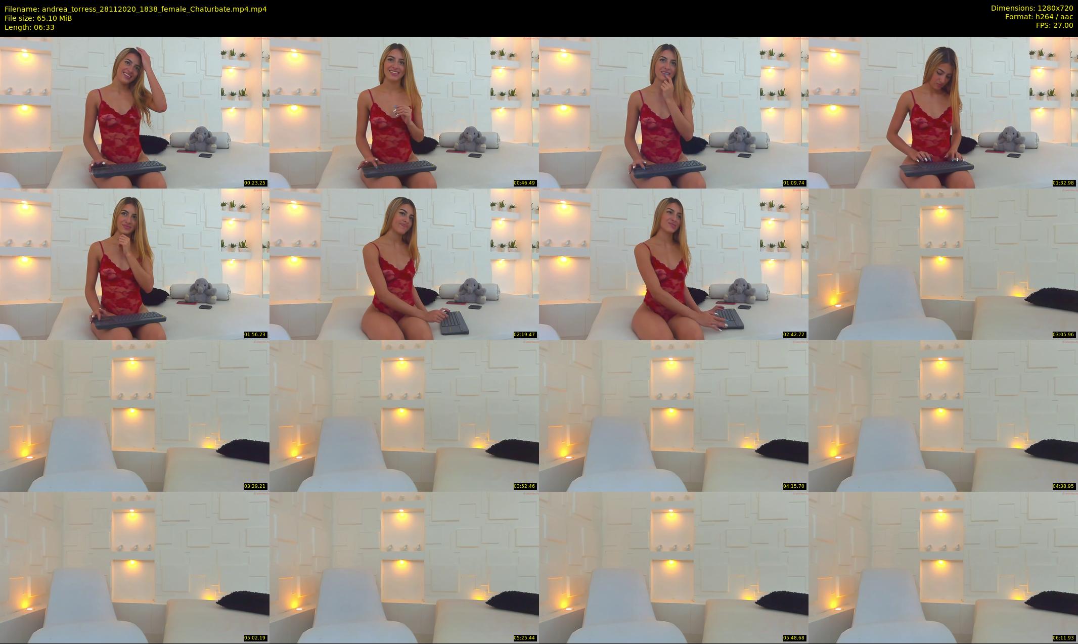 andrea_torress — 7 minute Chaturbate female cam show recording, 720p, Nov 28, 2020