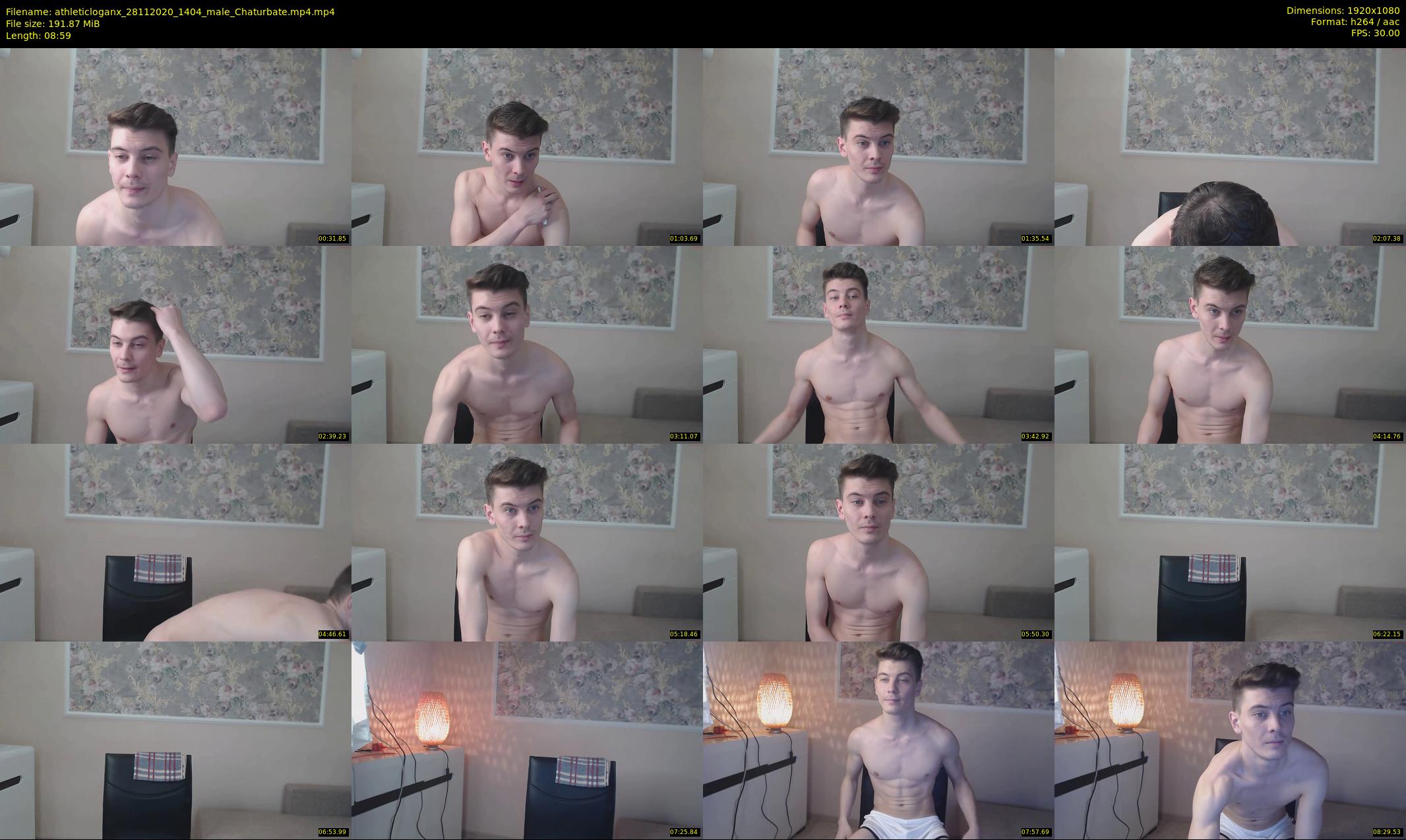 athleticloganx — 9 minute Chaturbate male cam show recording, 1080p, Nov 28, 2020