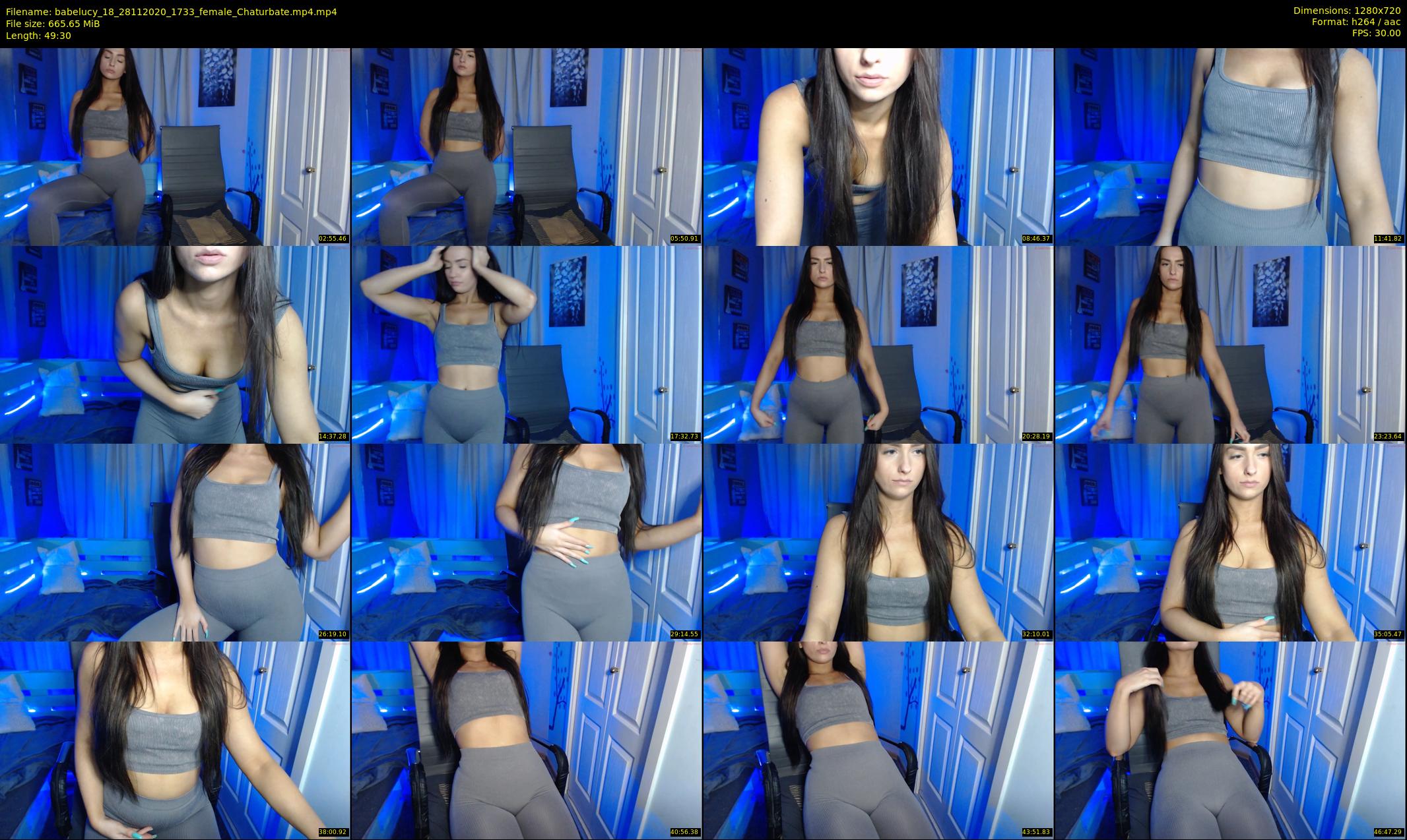 babelucy_18 — 50 minute Chaturbate female cam show recording, 720p, Nov 28, 2020