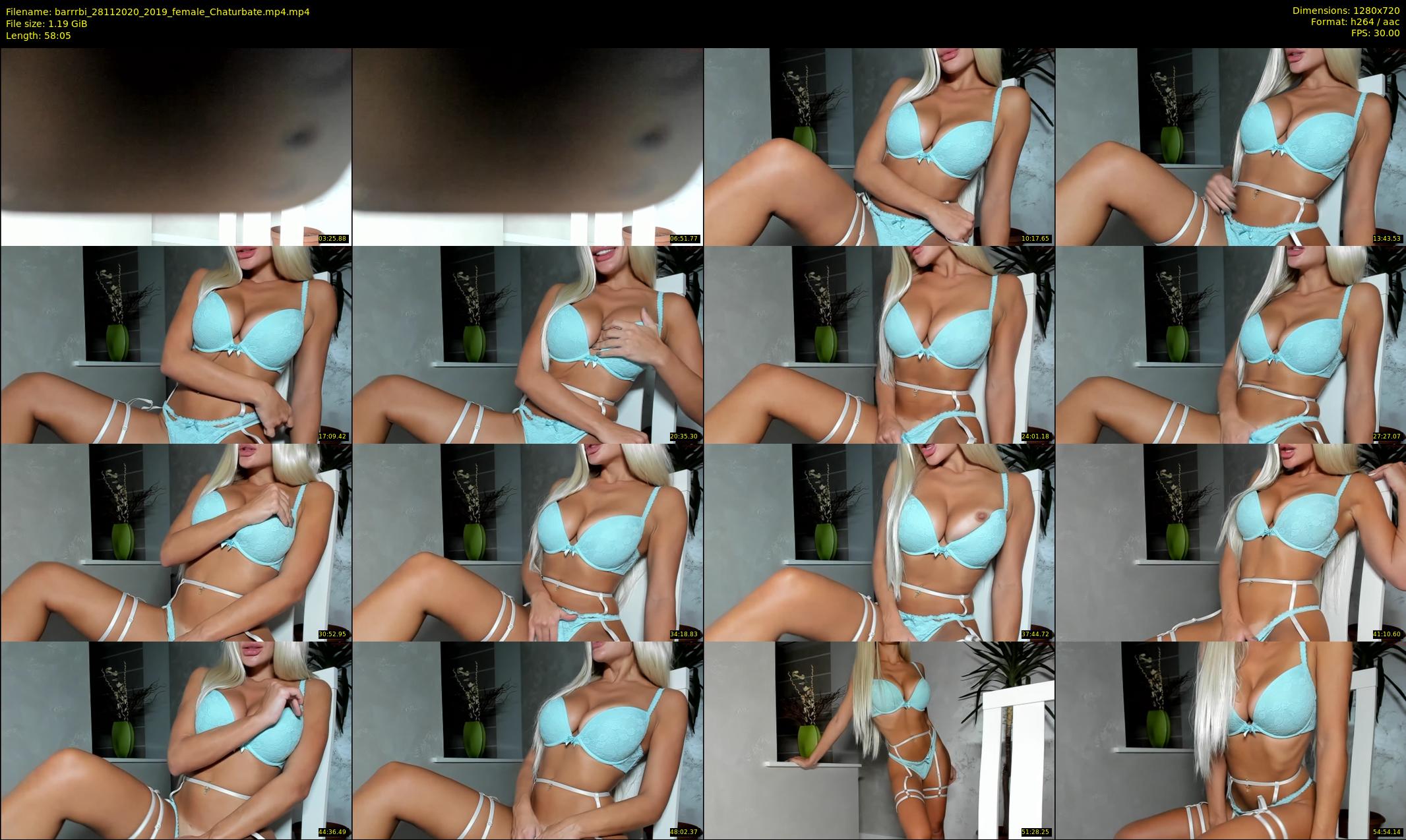 barrrbi — 59 minute Chaturbate female cam show recording, 720p, Nov 28, 2020