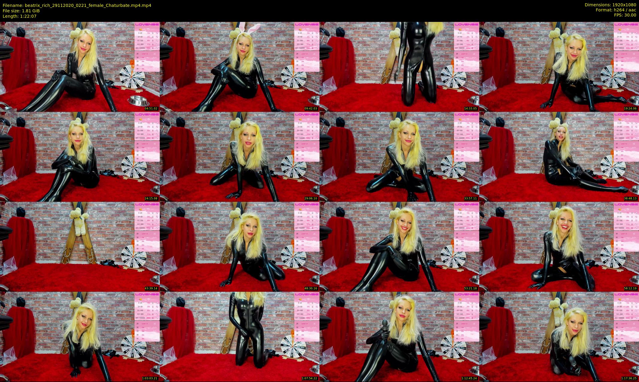 beatrix_rich — 83 minute Chaturbate female cam show recording, 1080p, Nov 29, 2020