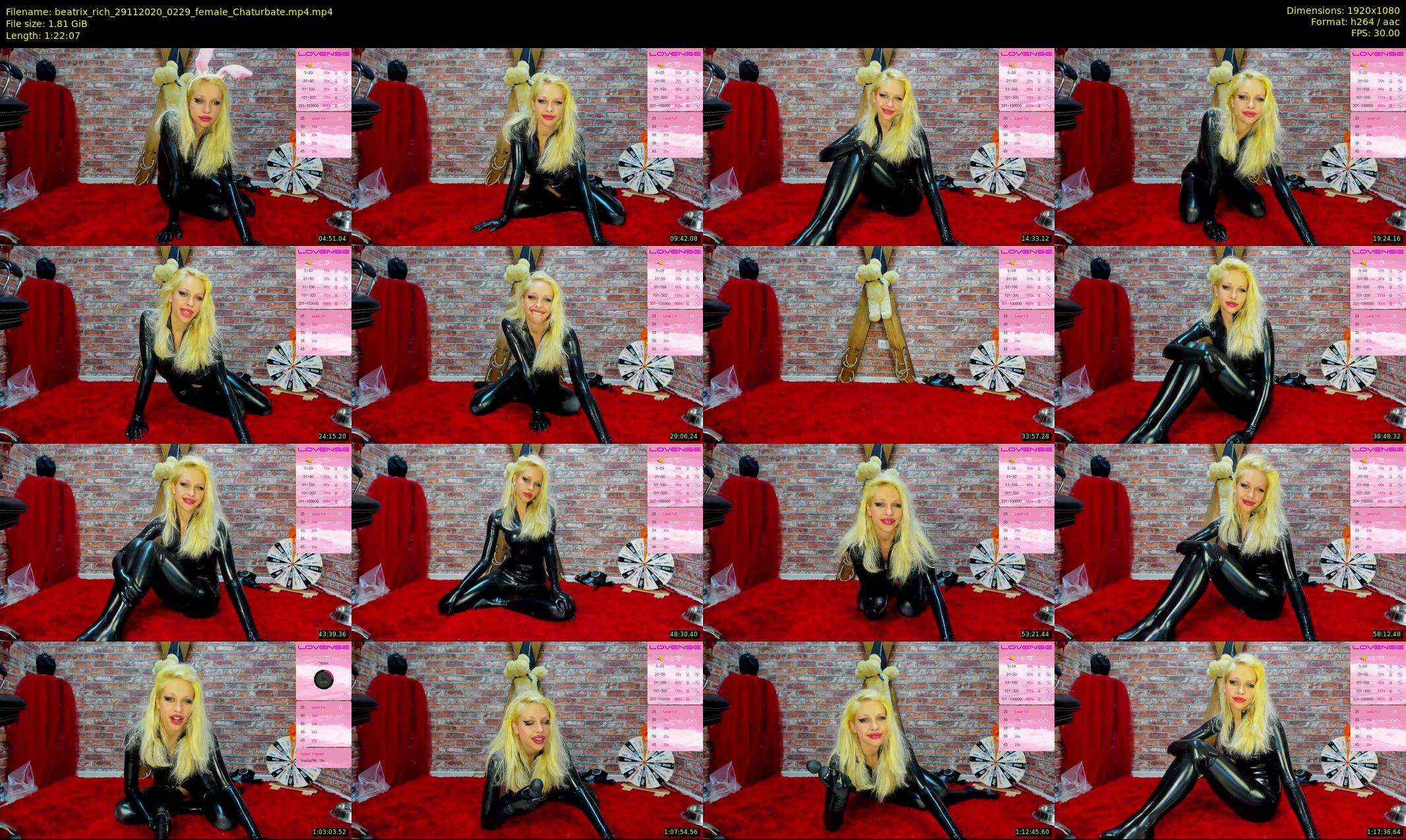 beatrix_rich — 83 minute Chaturbate female cam show recording, 1080p, Nov 29, 2020