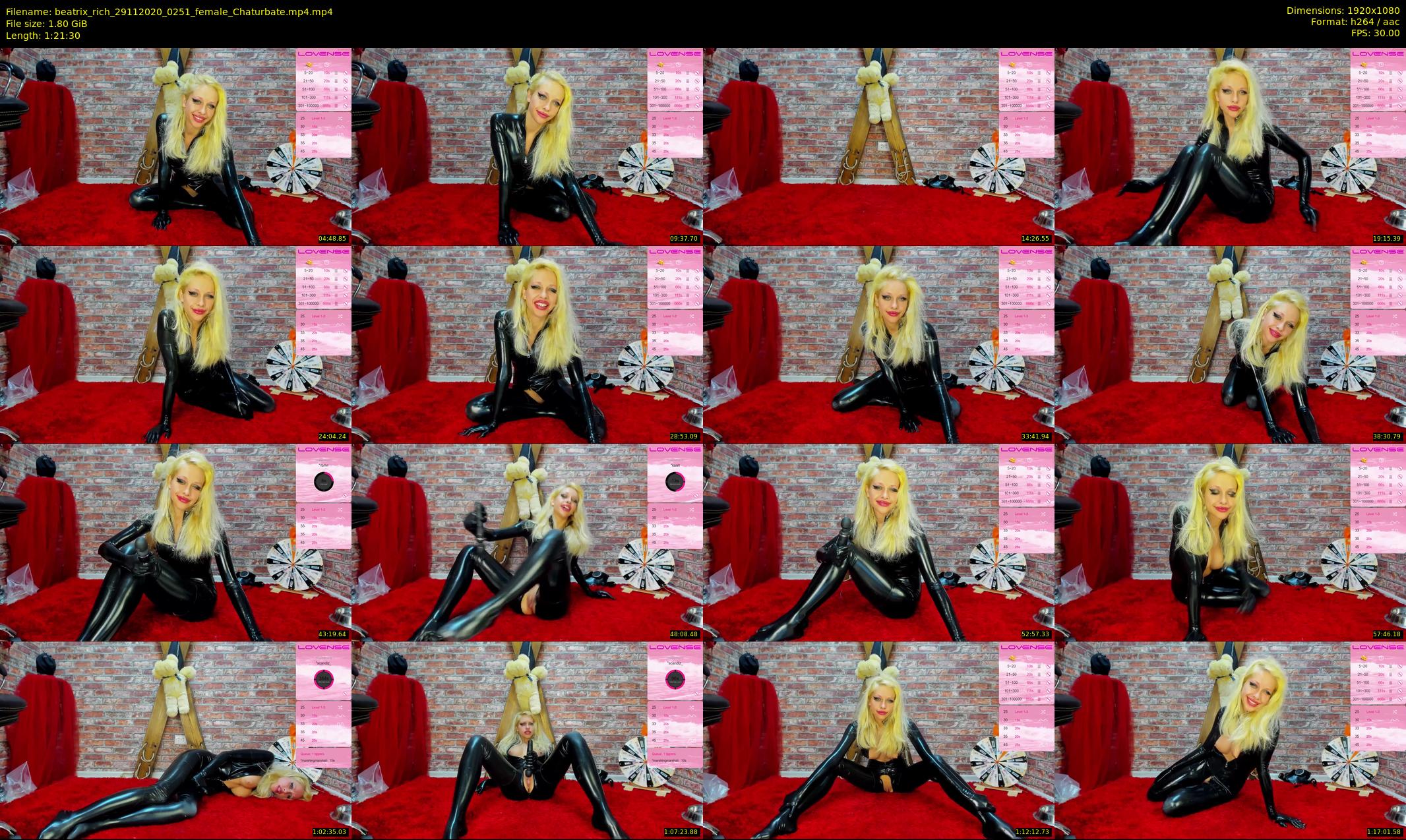 beatrix_rich — 82 minute Chaturbate female cam show recording, 1080p, Nov 29, 2020