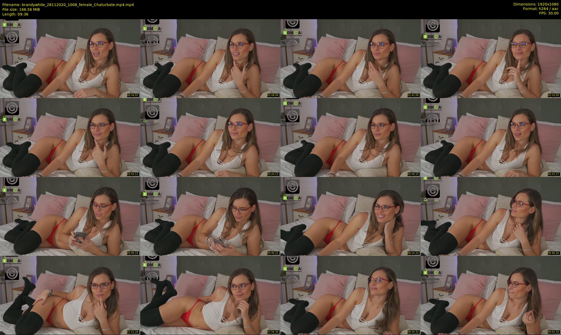brandywhite — 10 minute Chaturbate female cam show recording, 1080p, Nov 28, 2020