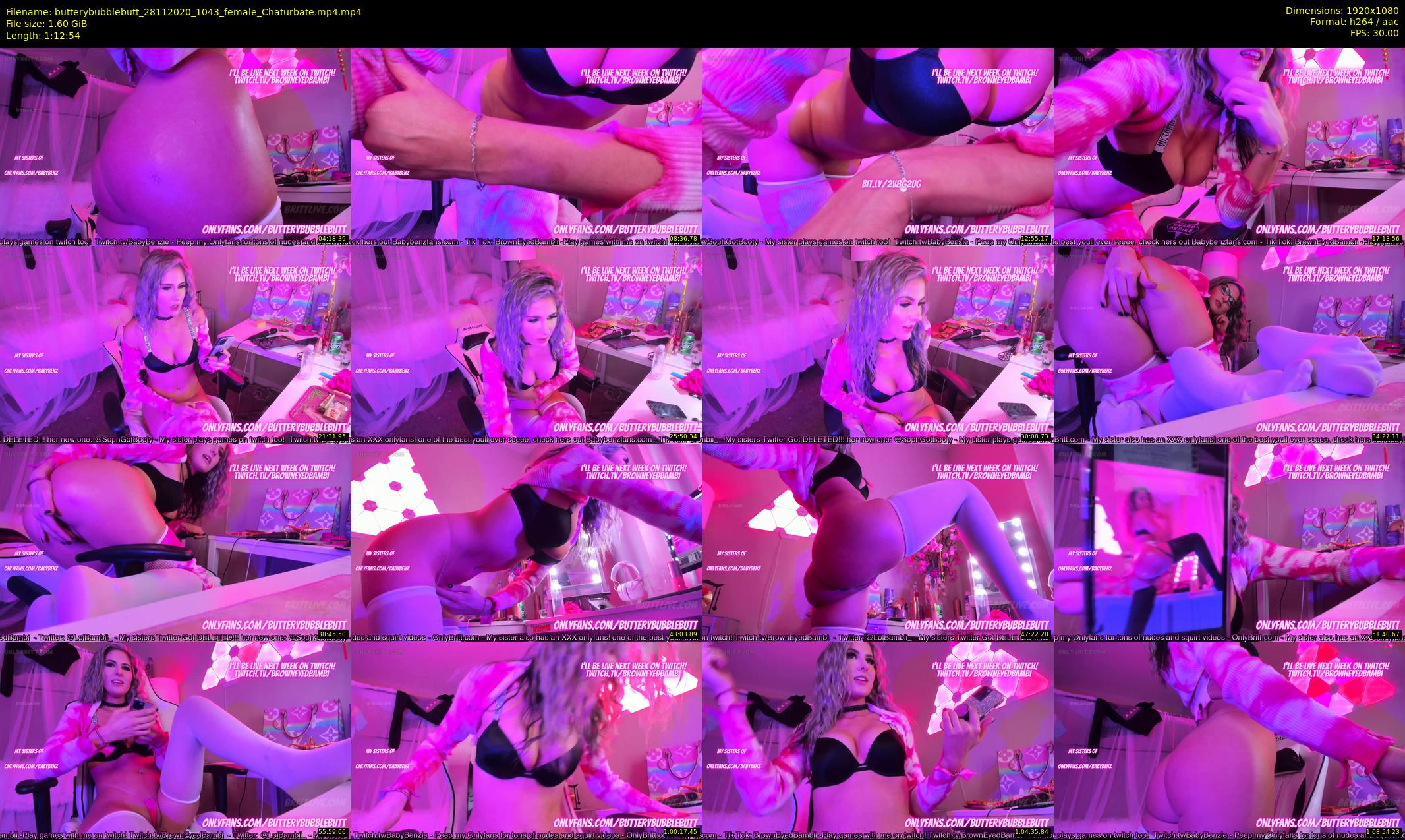 butterybubblebutt — 73 minute Chaturbate couple cam show recording, 1080p, Nov 28, 2020