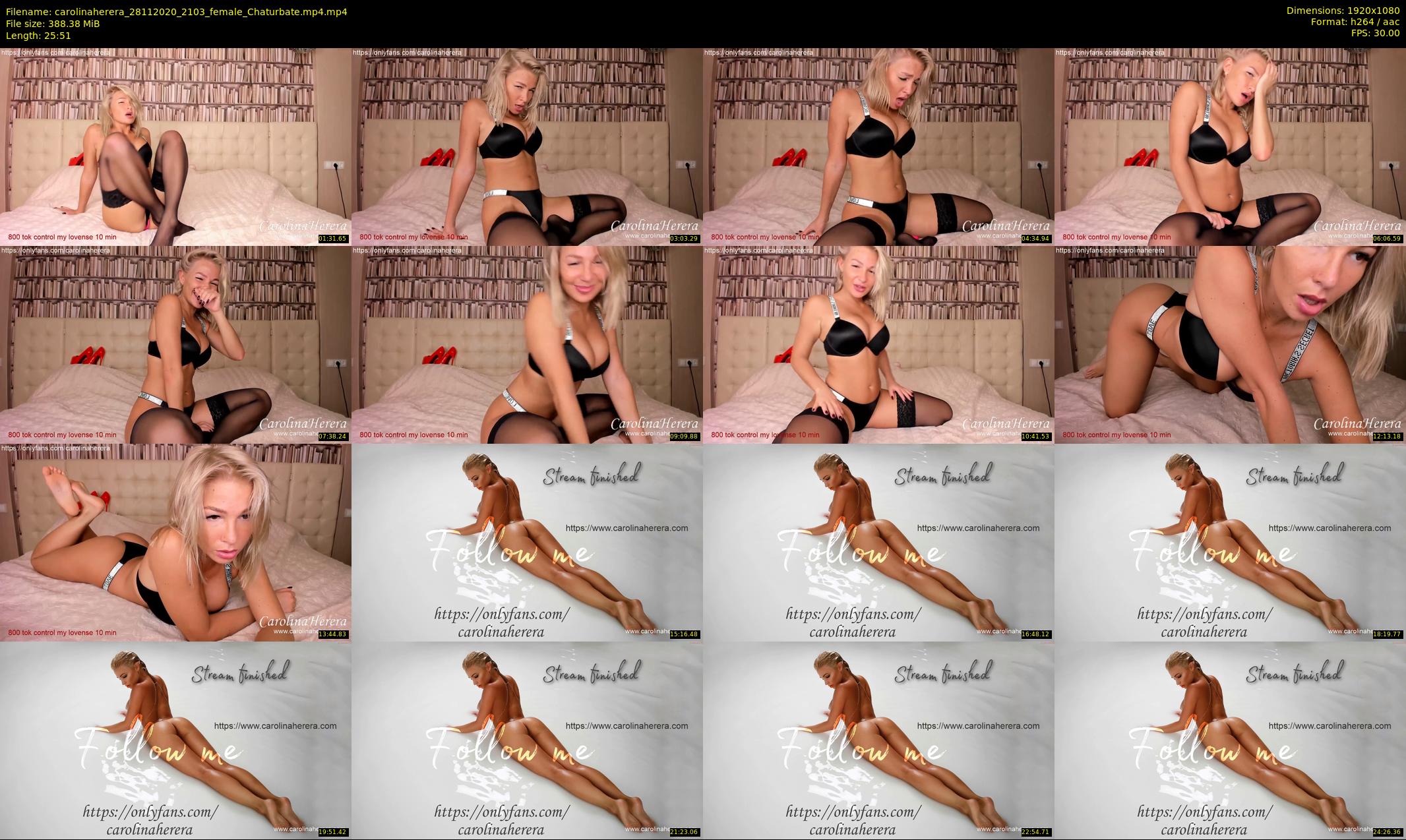 carolinaherera — 26 minute Chaturbate female cam show recording, 1080p, Nov 28, 2020