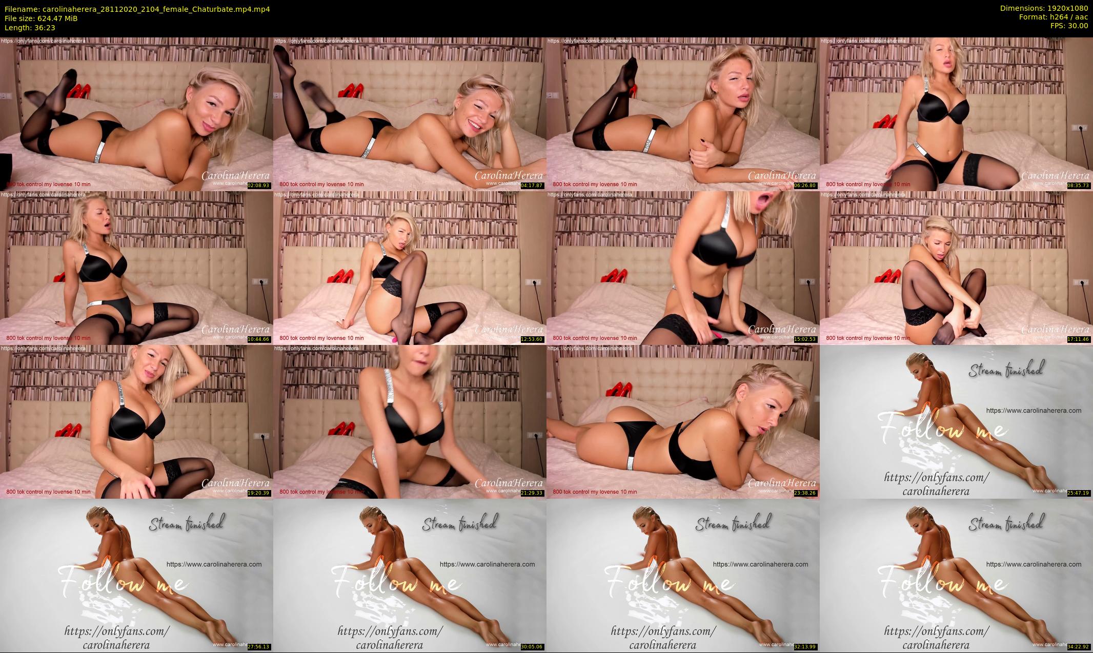 carolinaherera — 37 minute Chaturbate female cam show recording, 1080p, Nov 28, 2020