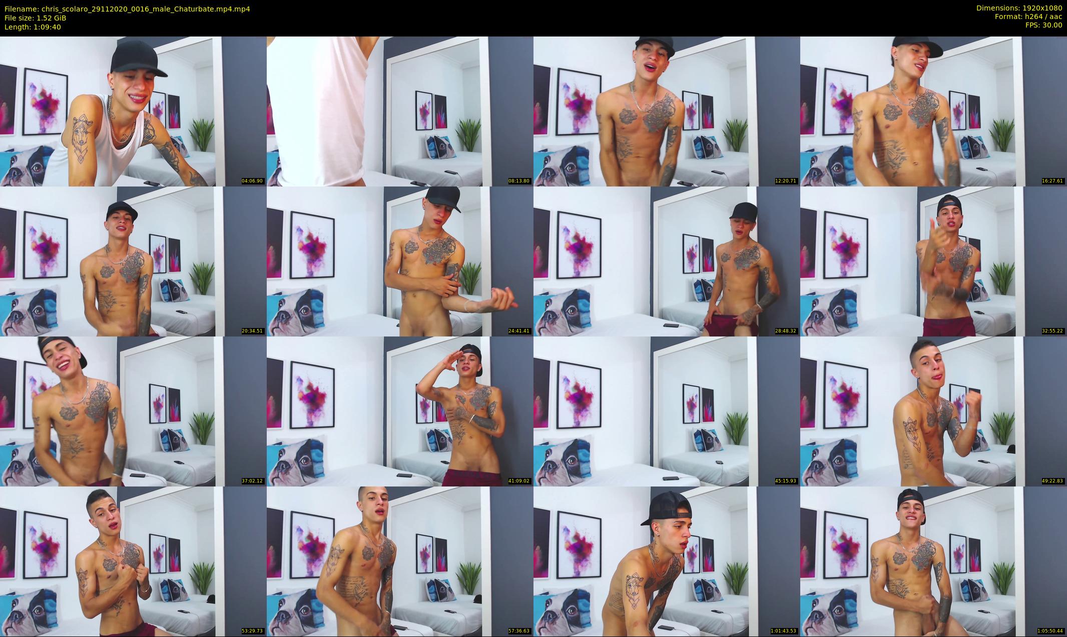 chris_scolaro — 70 minute Chaturbate male cam show recording, 1080p, Nov 29, 2020