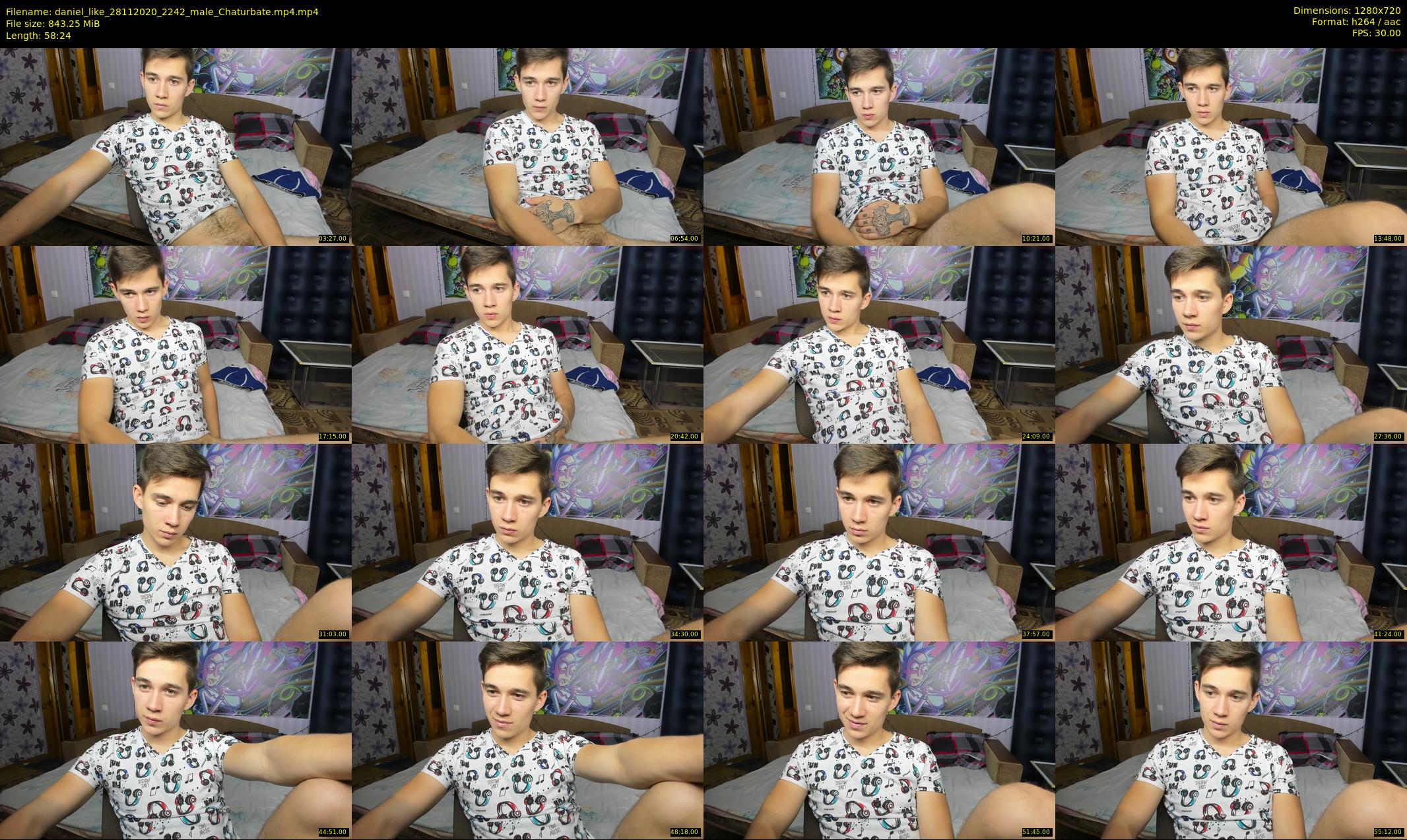 daniel_like — 59 minute Chaturbate male cam show recording, 720p, Nov 28, 2020