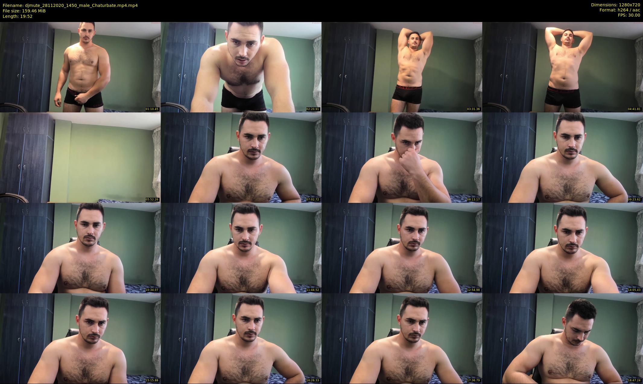djmute — 20 minute Chaturbate male cam show recording, 720p, Nov 28, 2020