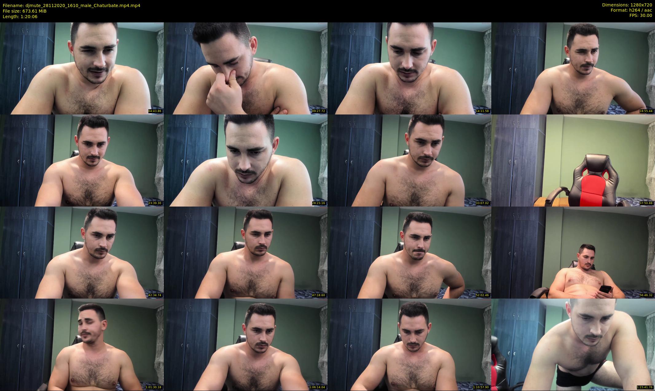 djmute — 81 minute Chaturbate male cam show recording, 720p, Nov 28, 2020