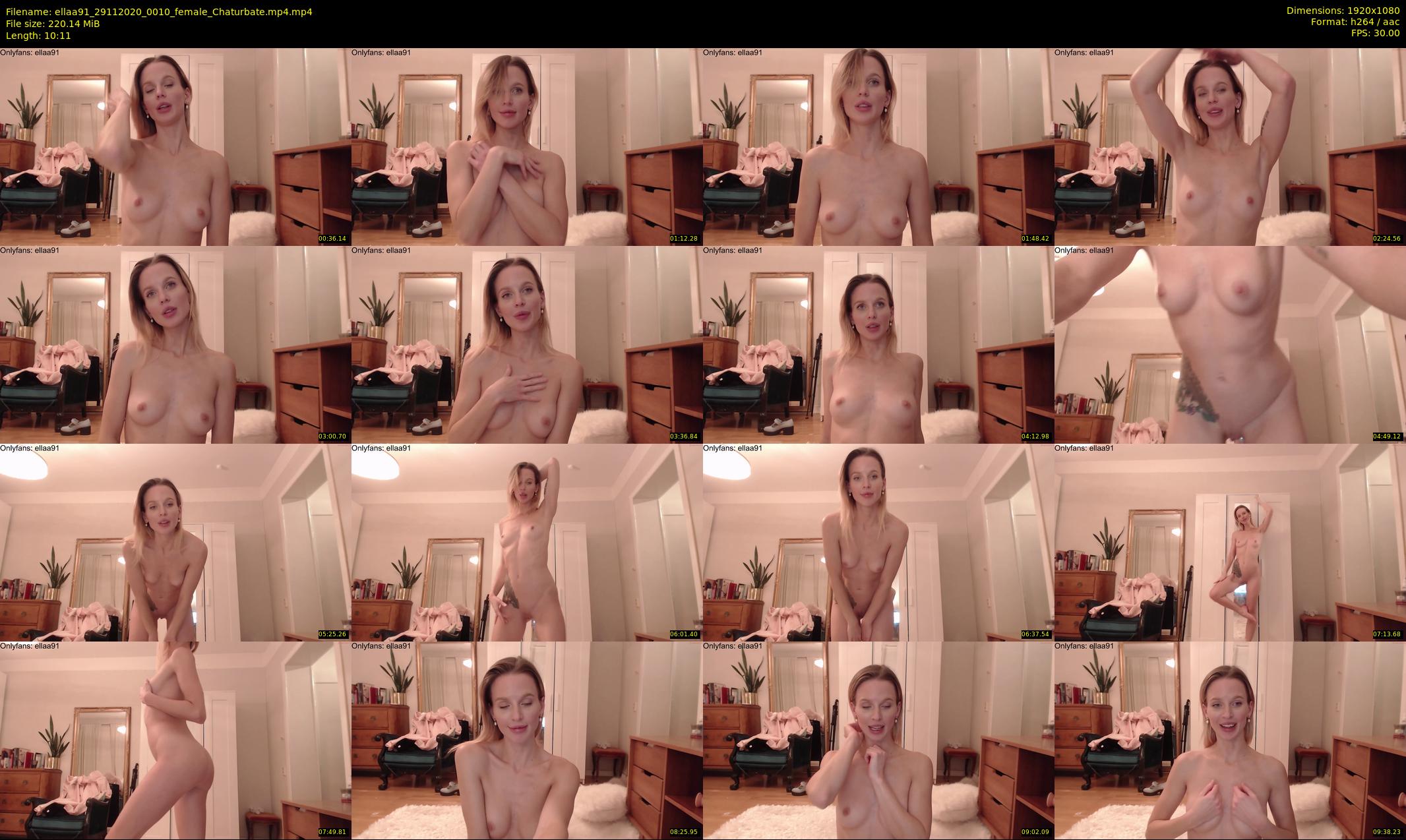 ellaa91 — 11 minute Chaturbate female cam show recording, 1080p, Nov 29, 2020