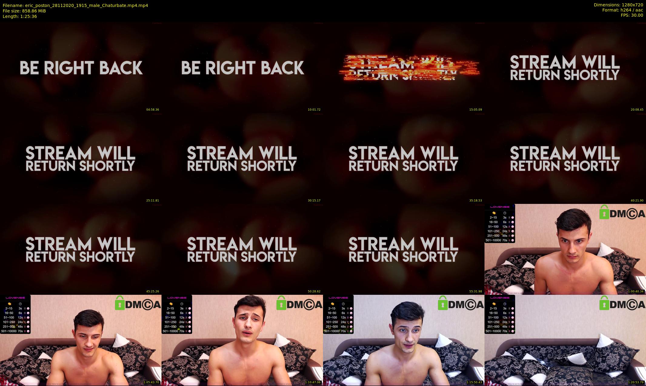 eric_poston — 86 minute Chaturbate male cam show recording, 720p, Nov 28, 2020