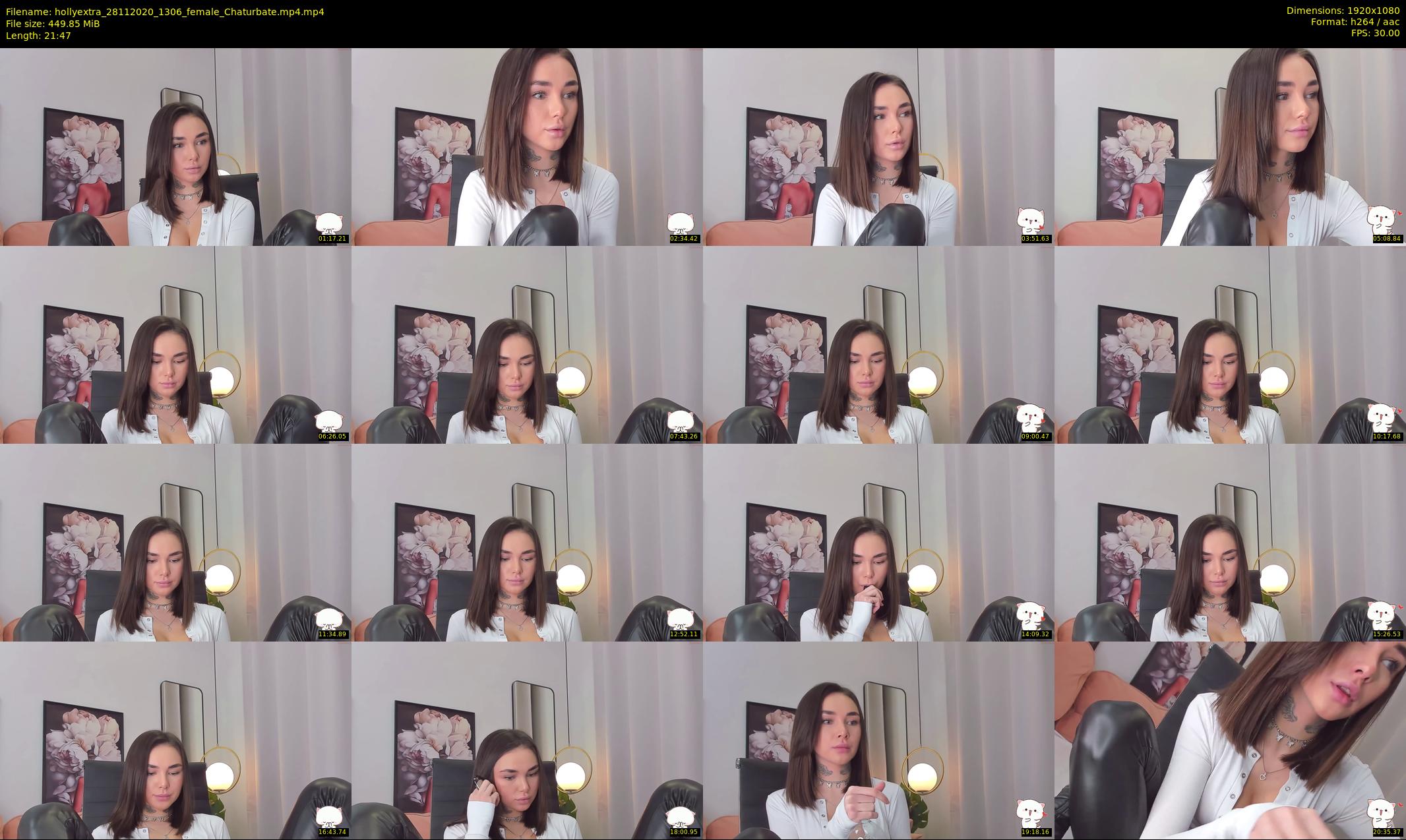 hollyextra — 22 minute Chaturbate female cam show recording, 1080p, Nov 28, 2020