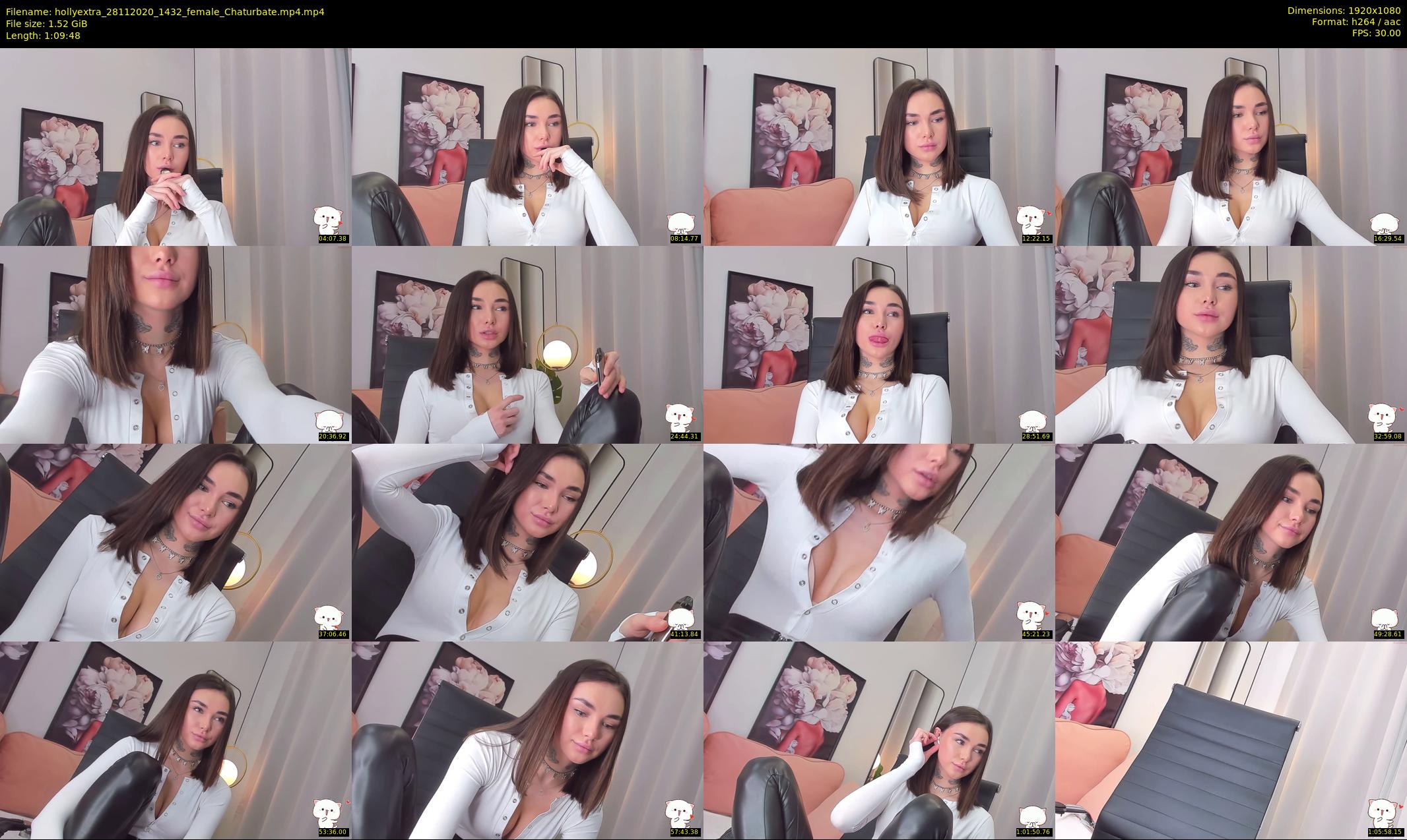 hollyextra — 70 minute Chaturbate female cam show recording, 1080p, Nov 28, 2020