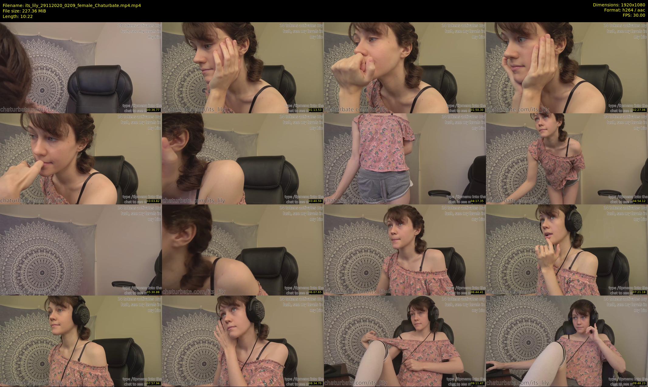 its_lily — 11 minute Chaturbate female cam show recording, 1080p, Nov 29, 2020