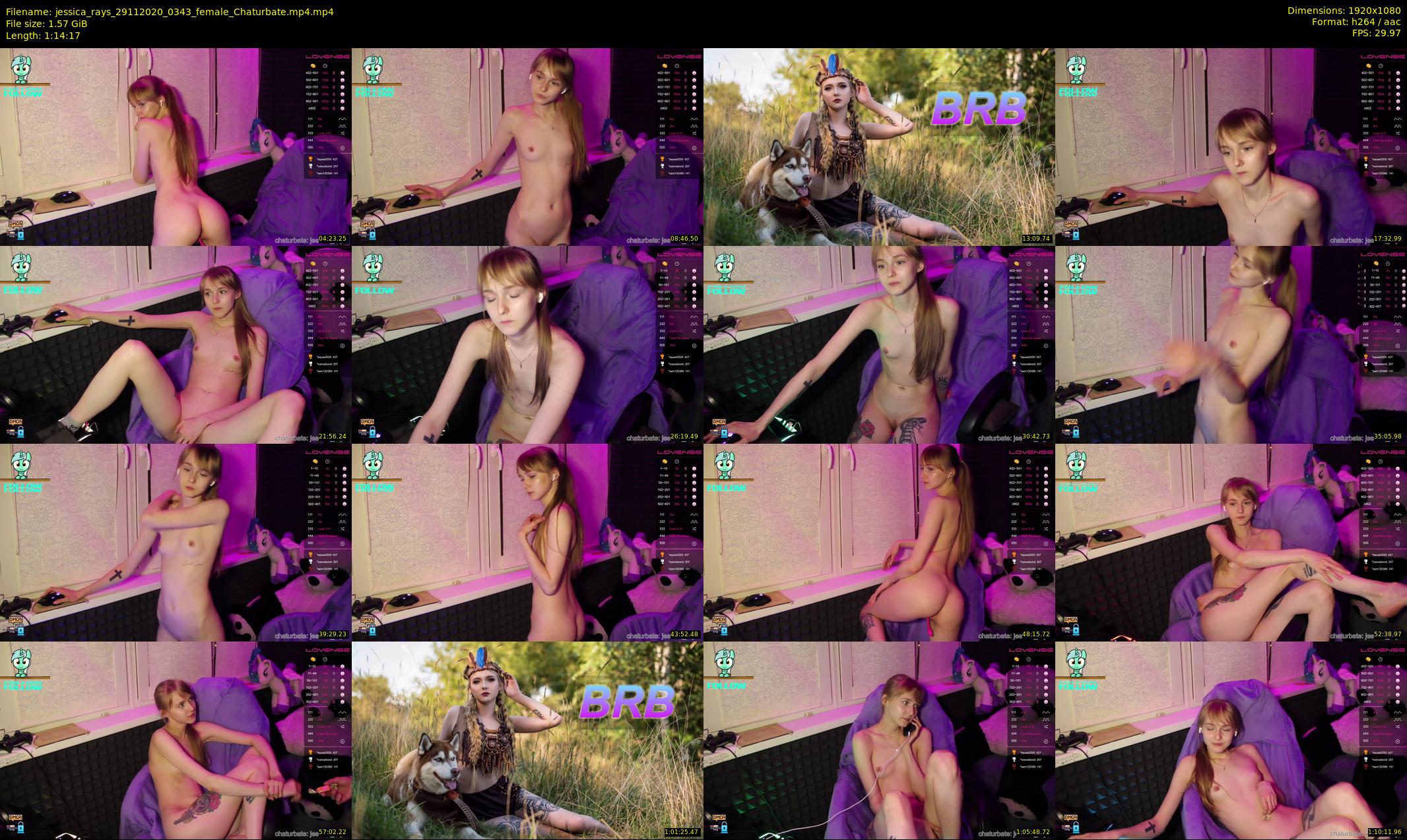 jessica_rays — 75 minute Chaturbate couple cam show recording, 1080p, Nov 29, 2020