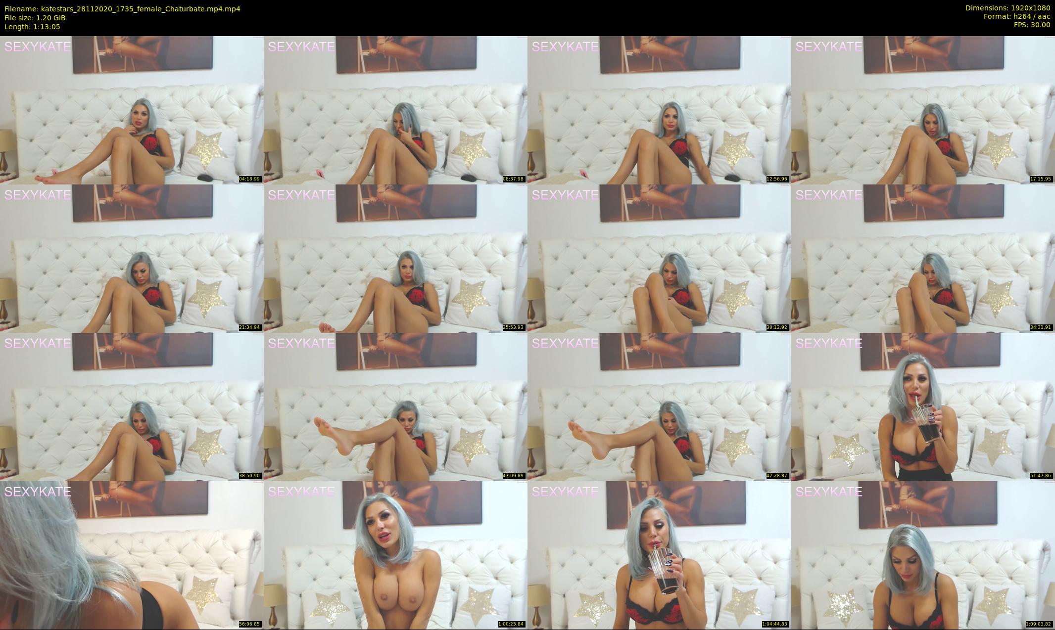 katestars — 74 minute Chaturbate female cam show recording, 1080p, Nov 28, 2020