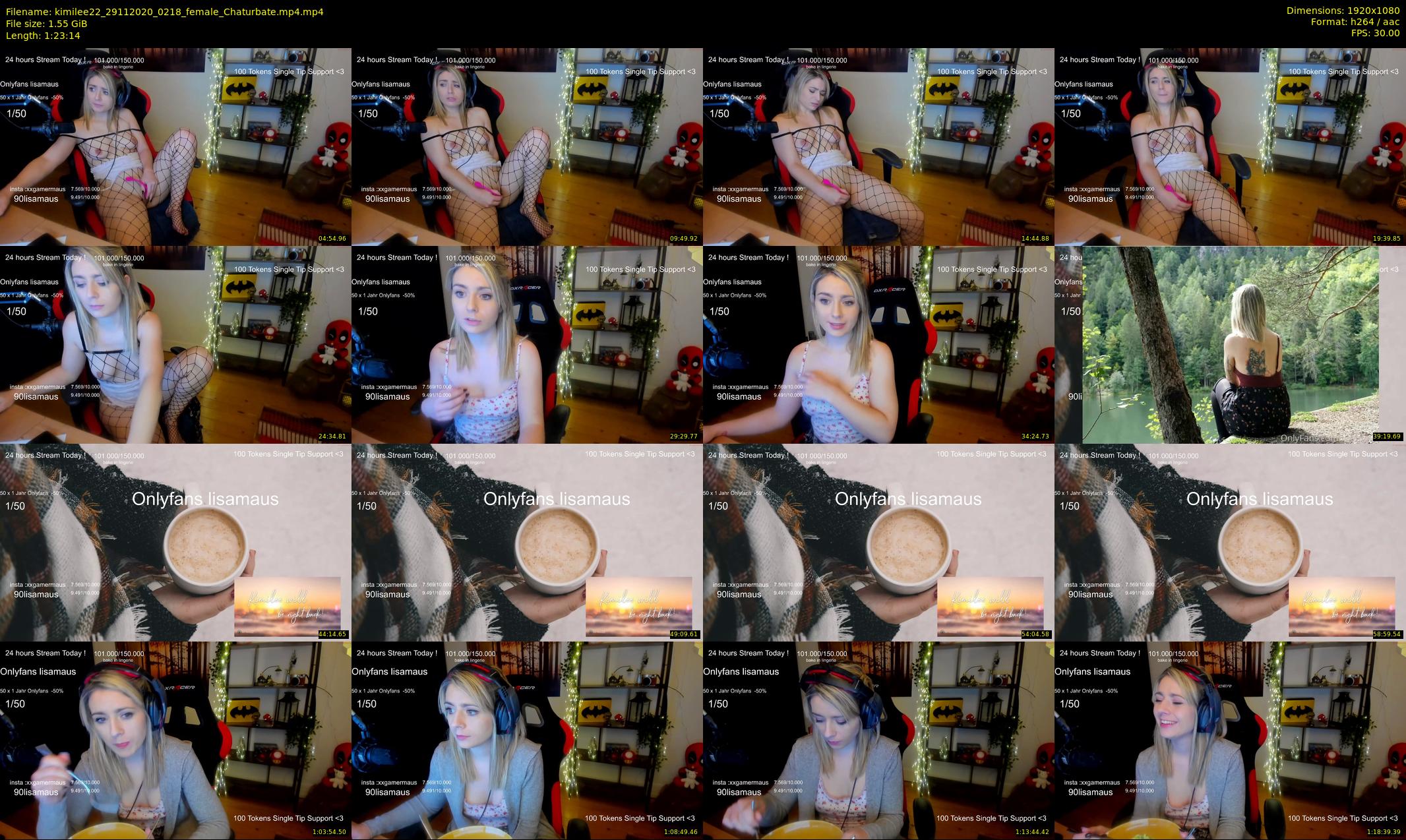 kimilee22 — 84 minute Chaturbate female cam show recording, 1080p, Nov 29, 2020