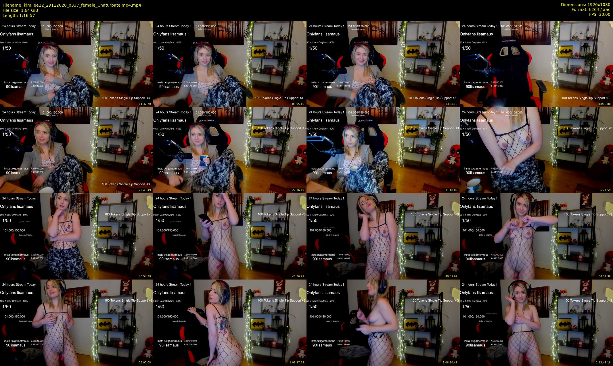 kimilee22 — 77 minute Chaturbate female cam show recording, 1080p, Nov 29, 2020