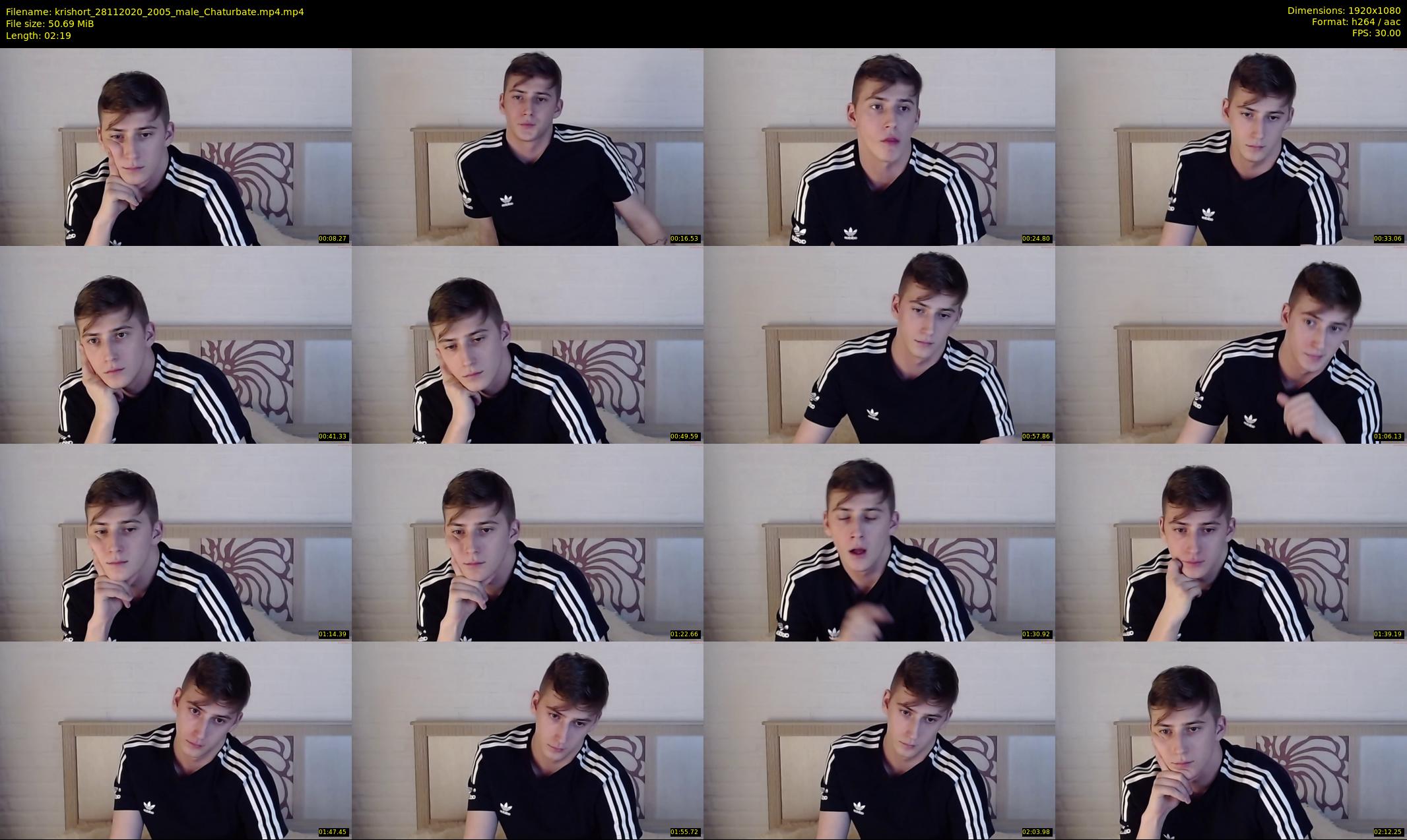 krishort — 3 minute Chaturbate male cam show recording, 1080p, Nov 28, 2020