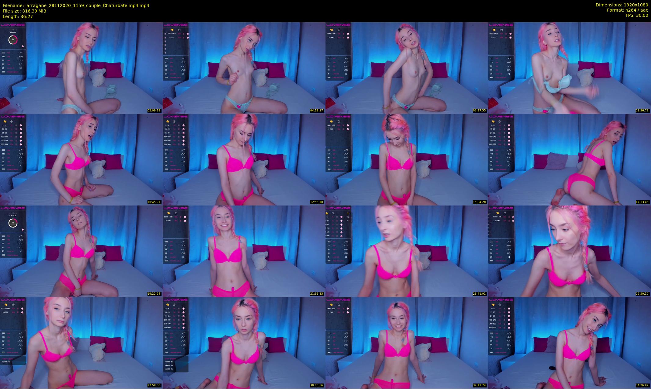 larragane — 37 minute Chaturbate couple cam show recording, 1080p, Nov 28, 2020