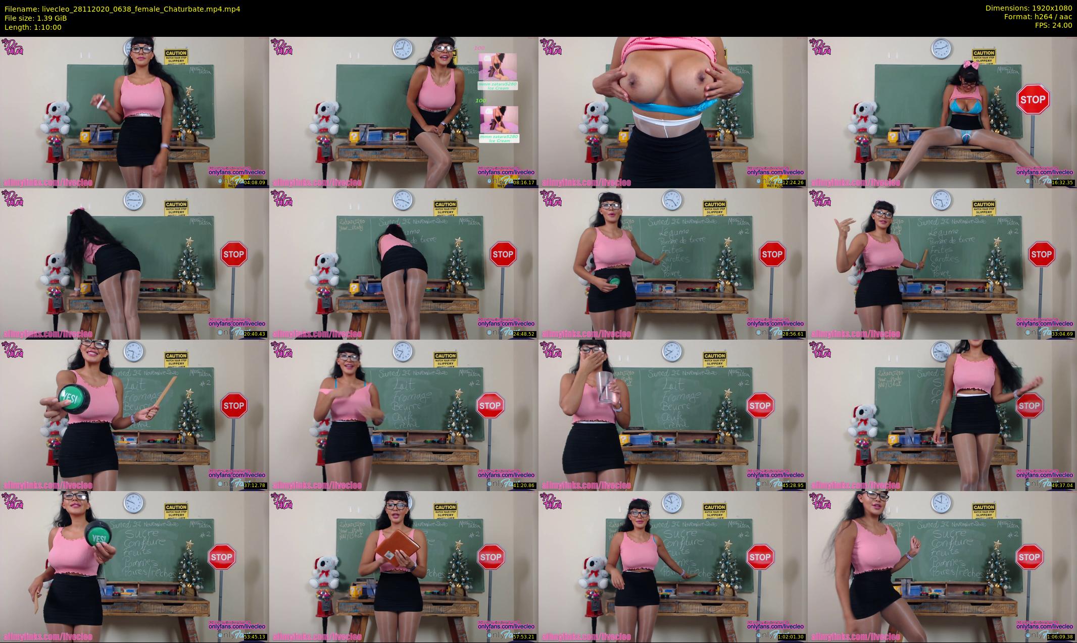 livecleo — 70 minute Chaturbate female cam show recording, 1080p, Nov 28, 2020