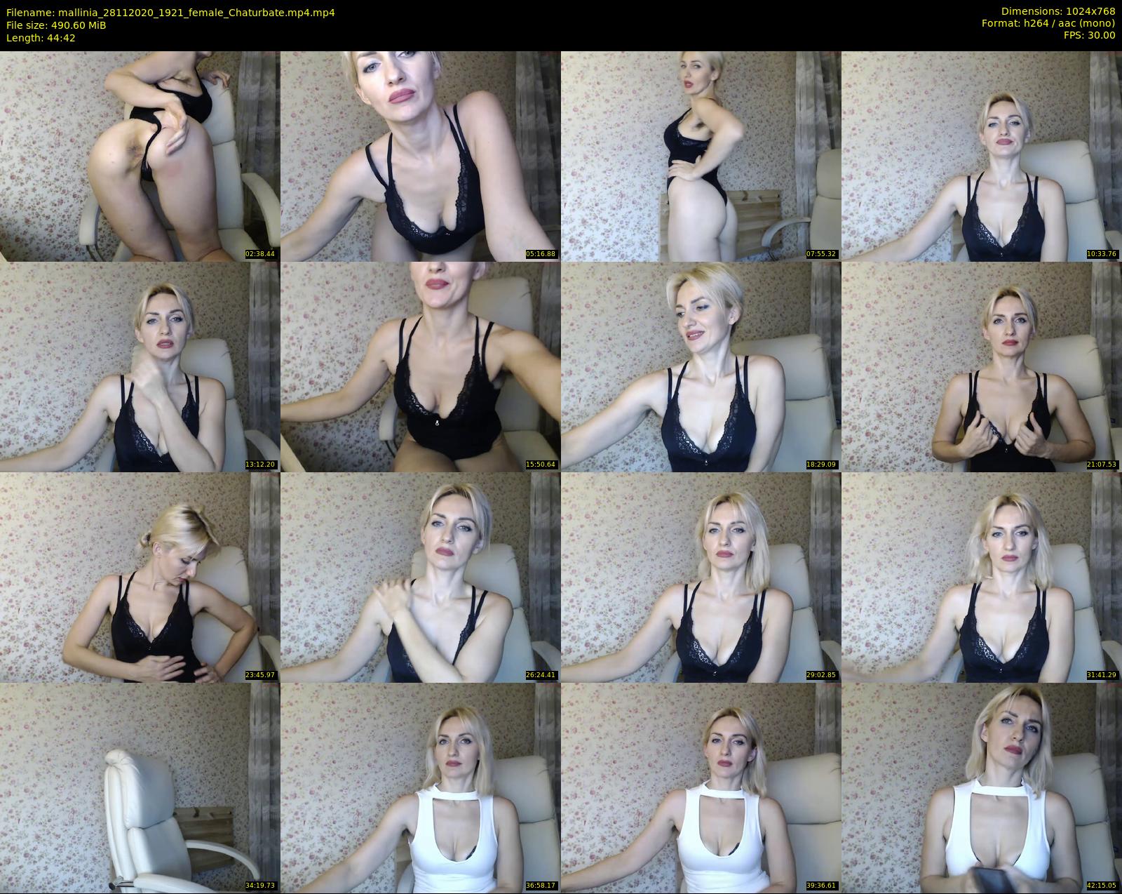 mallinia — 45 minute Chaturbate female cam show recording, 720p, Nov 28, 2020