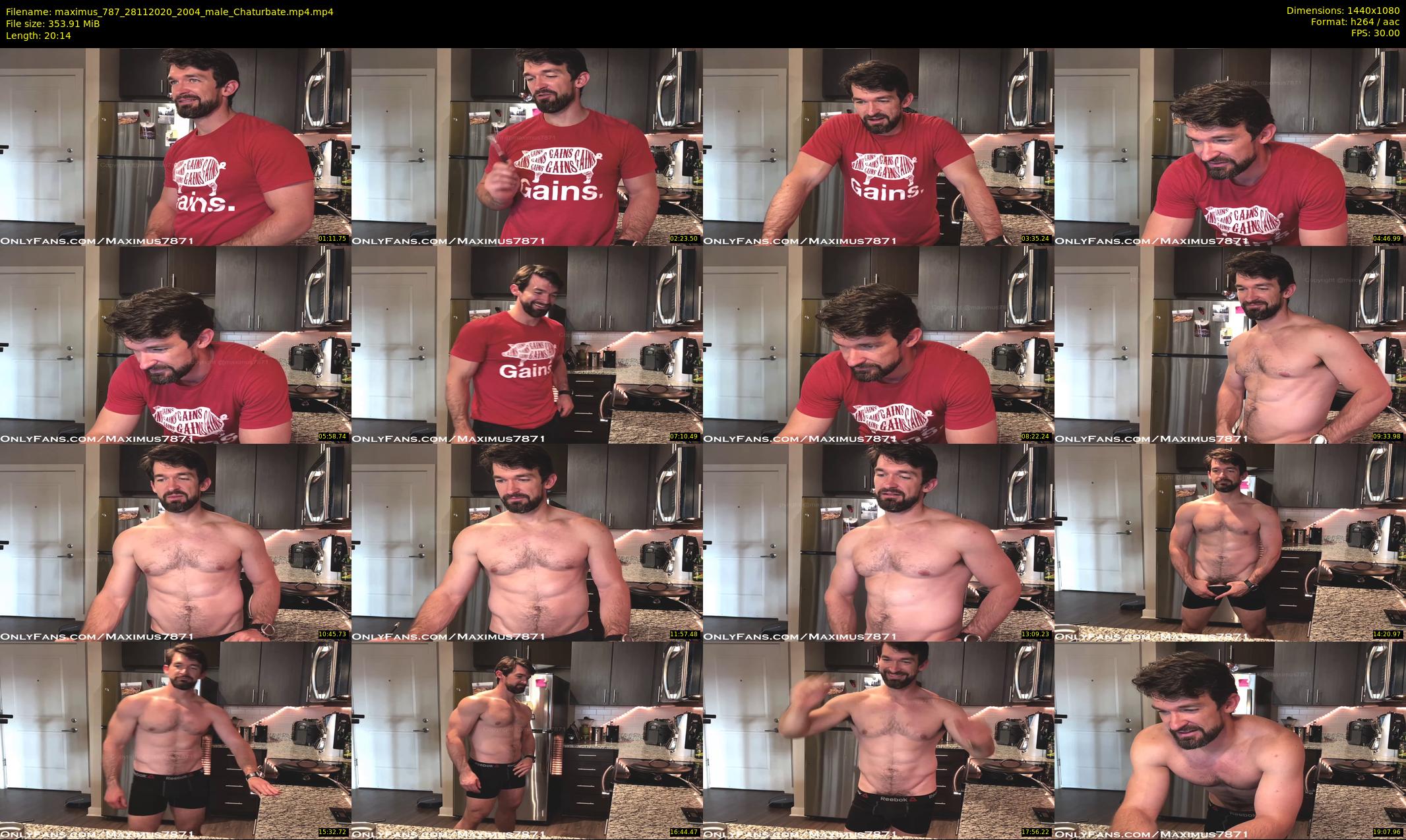 maximus_787 — 21 minute Chaturbate male cam show recording, 1080p, Nov 28, 2020