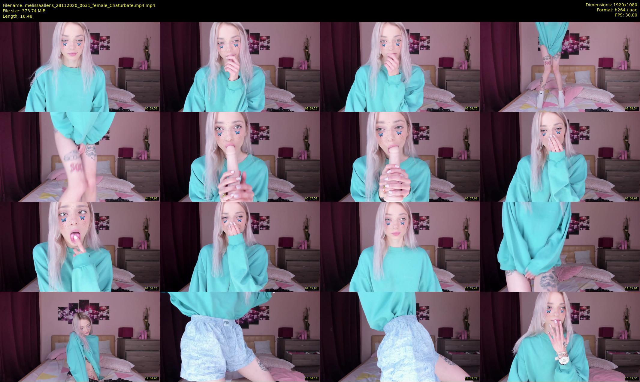 melissaallens — 17 minute Chaturbate female cam show recording, 1080p, Nov 28, 2020