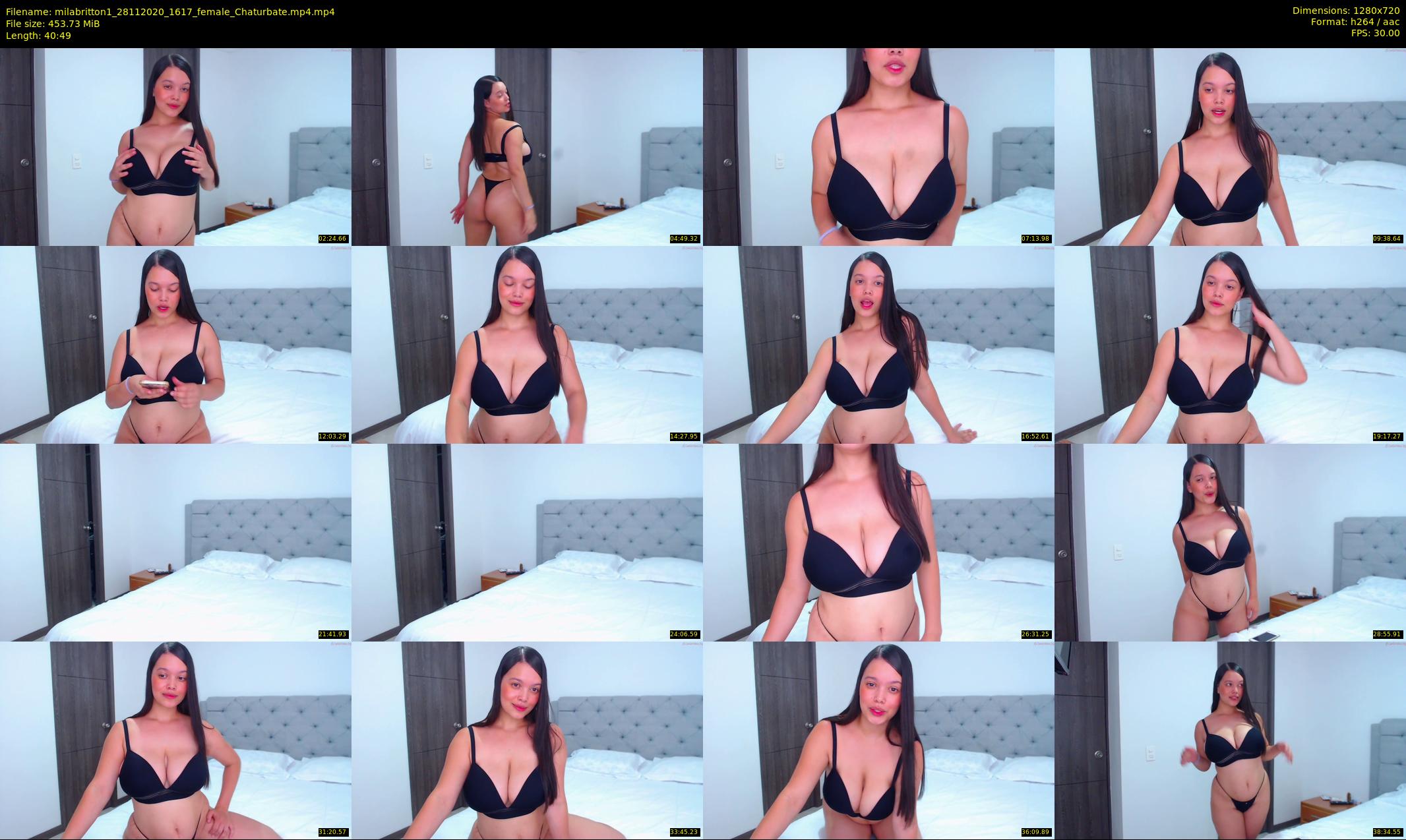 milabritton1 — 41 minute Chaturbate female cam show recording, 720p, Nov 28, 2020
