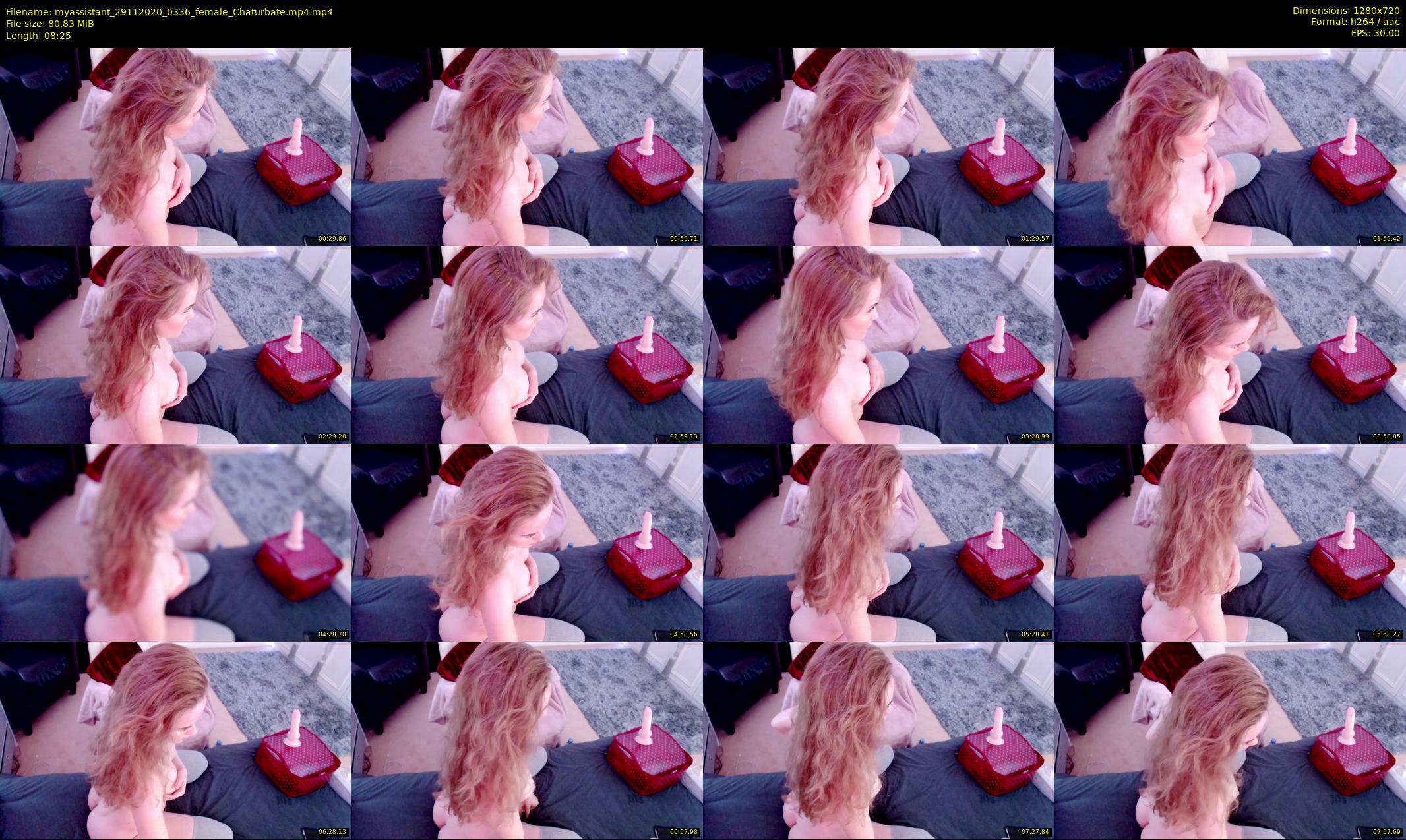 myassistant — 9 minute Chaturbate female cam show recording, 720p, Nov 29, 2020