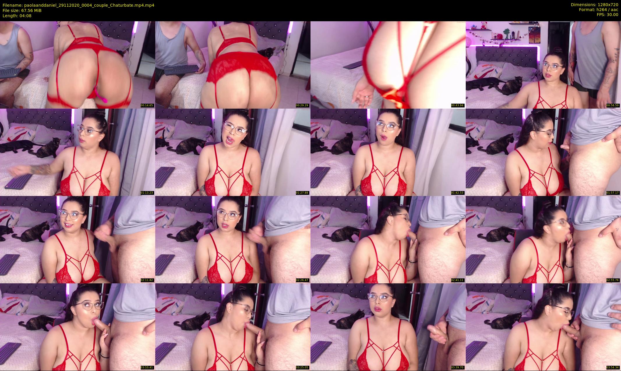 paolaanddaniel — 5 minute Chaturbate couple cam show recording, 720p, Nov 29, 2020