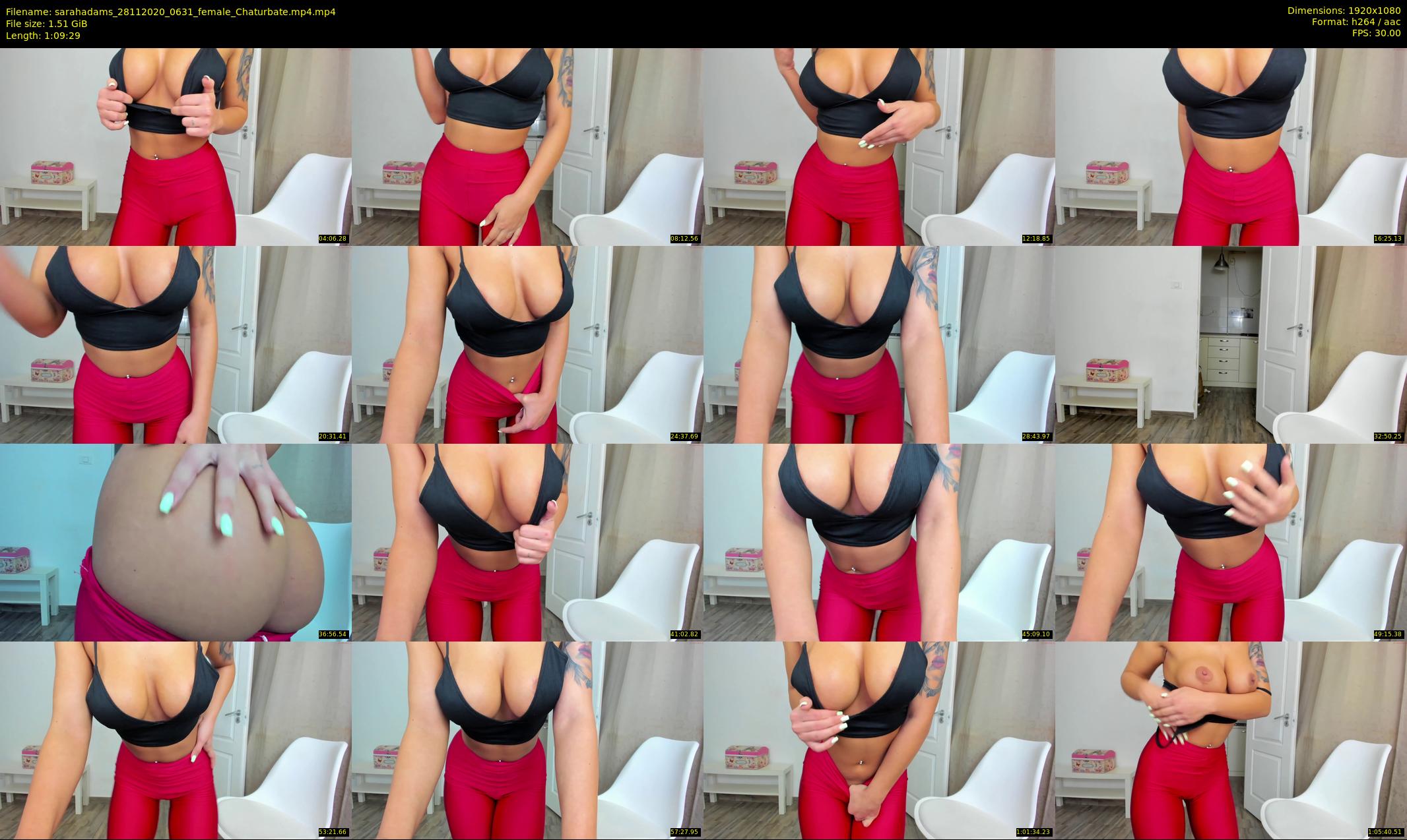 sarahadams — 70 minute Chaturbate female cam show recording, 1080p, Nov 28, 2020