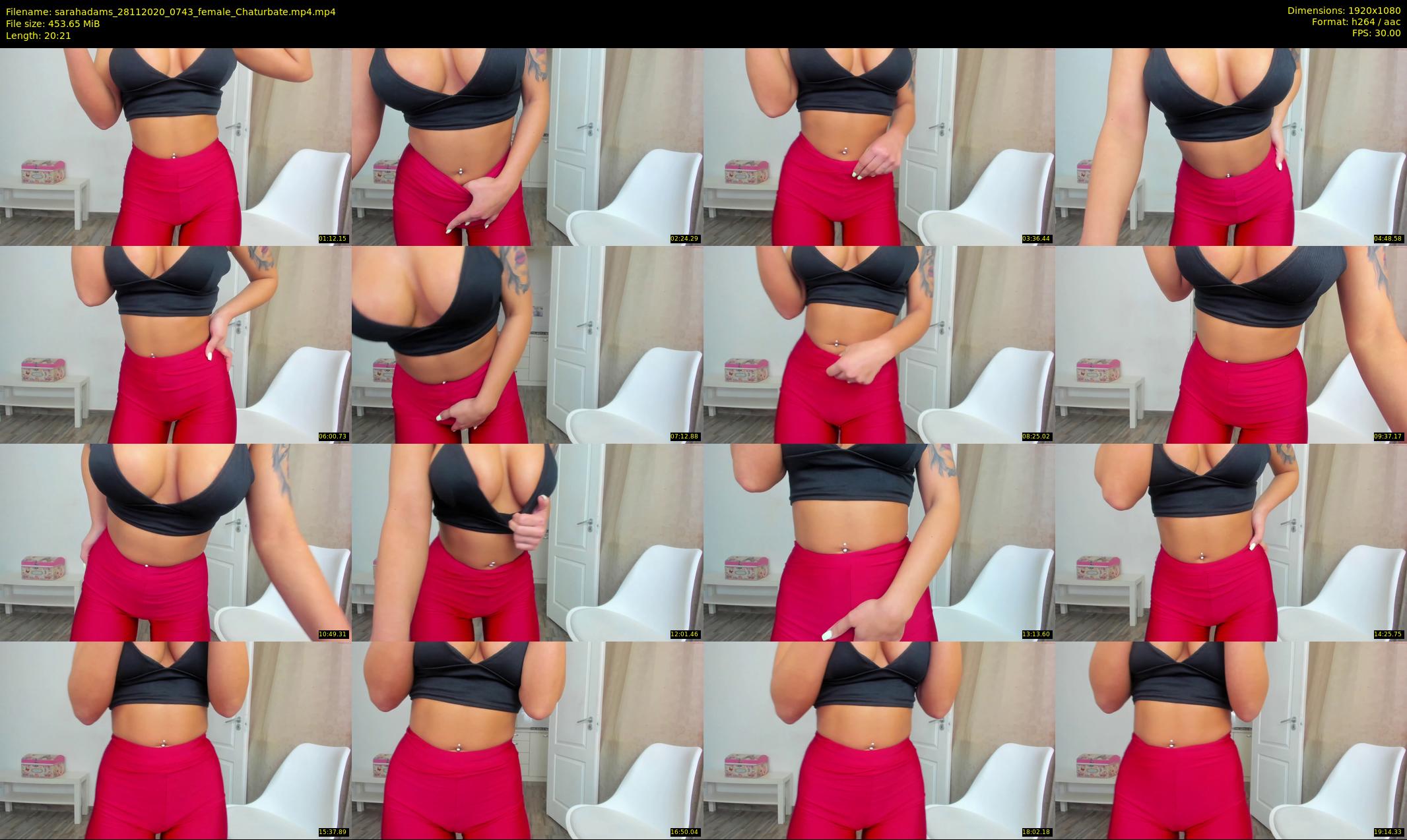 sarahadams — 21 minute Chaturbate female cam show recording, 1080p, Nov 28, 2020