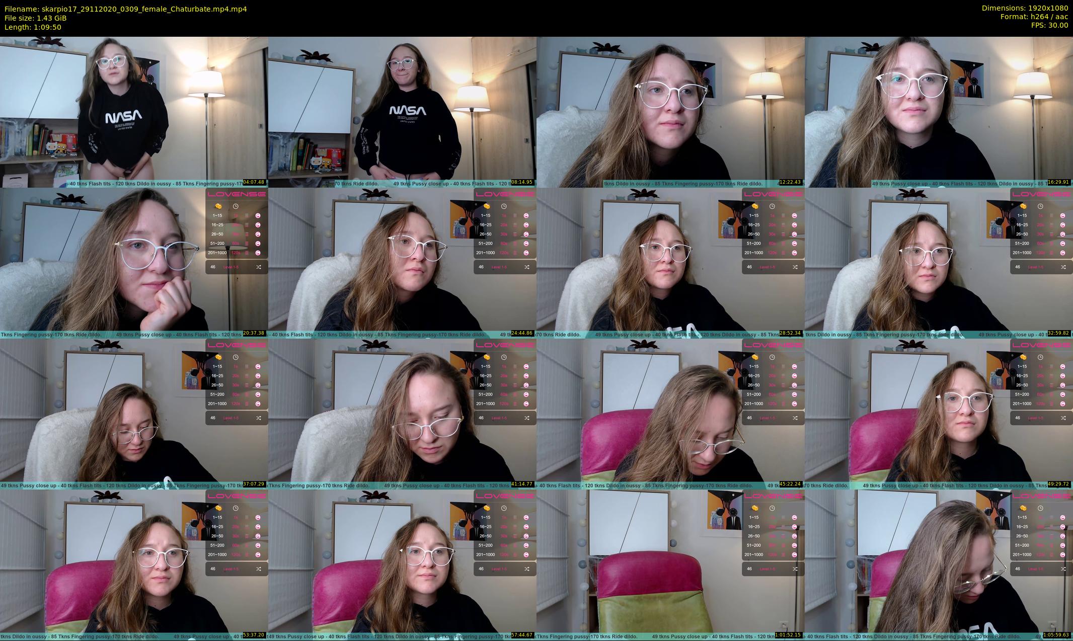 skarpio17 — 70 minute Chaturbate female cam show recording, 1080p, Nov 29, 2020